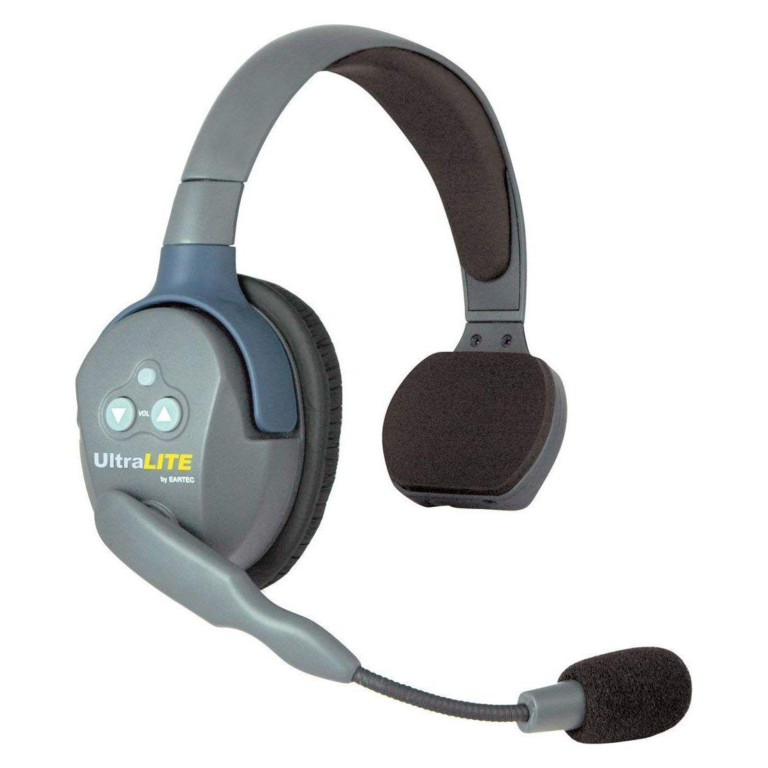 EARTEC UL2S UltraLITE Full Duplex Wireless Headset Communication for 2 Users - 2 Single Ear Headsets