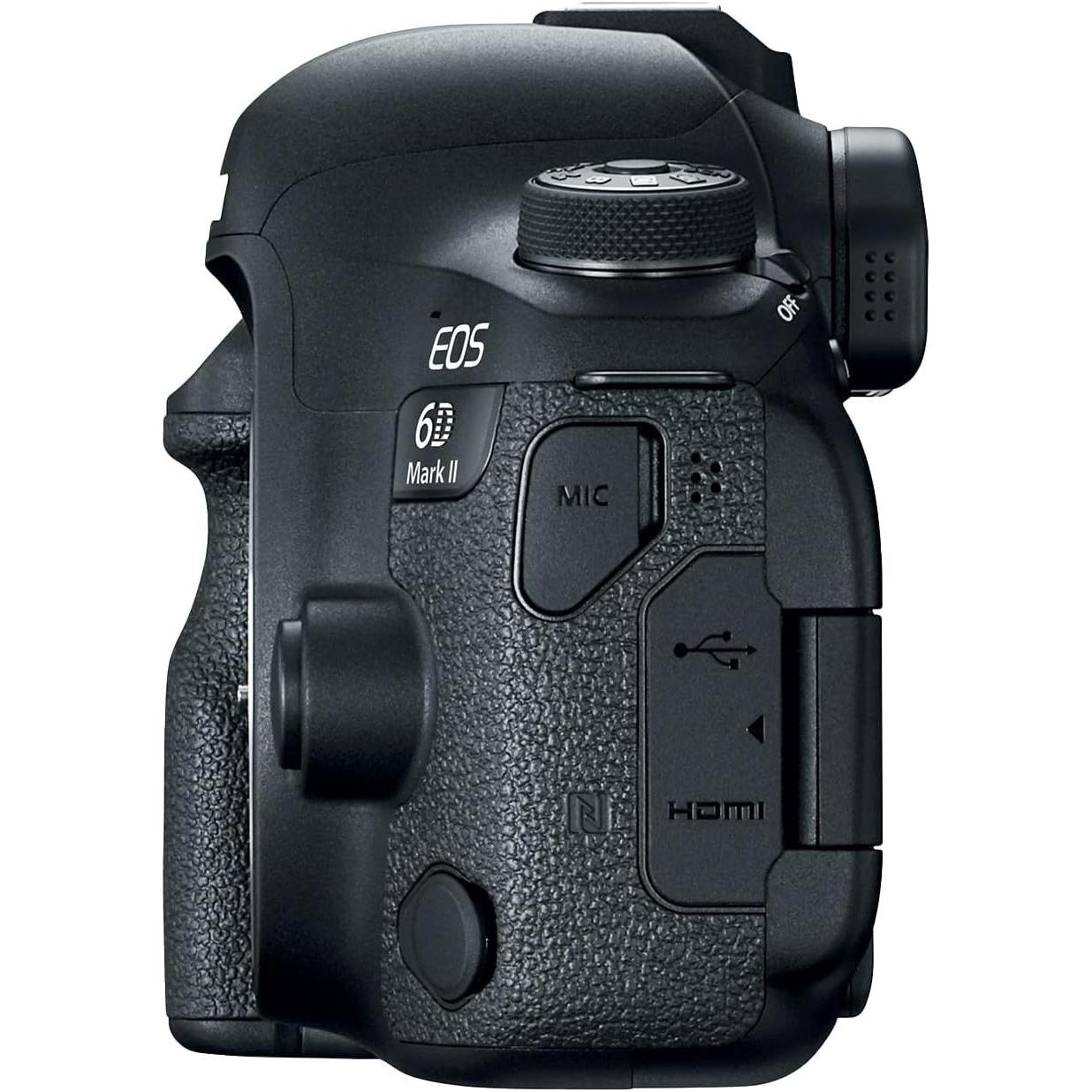 Canon EOS 6D Mark II Digital SLR Camera Body – Wi-Fi Enabled