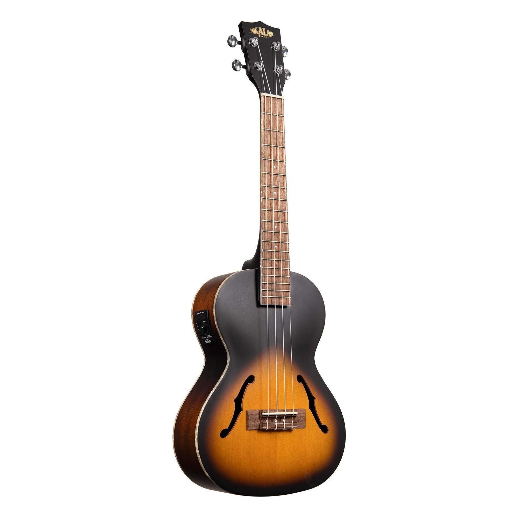 Kala KA-JTE/2TS Archtop Tenor Ukulele, Tobacco Burst