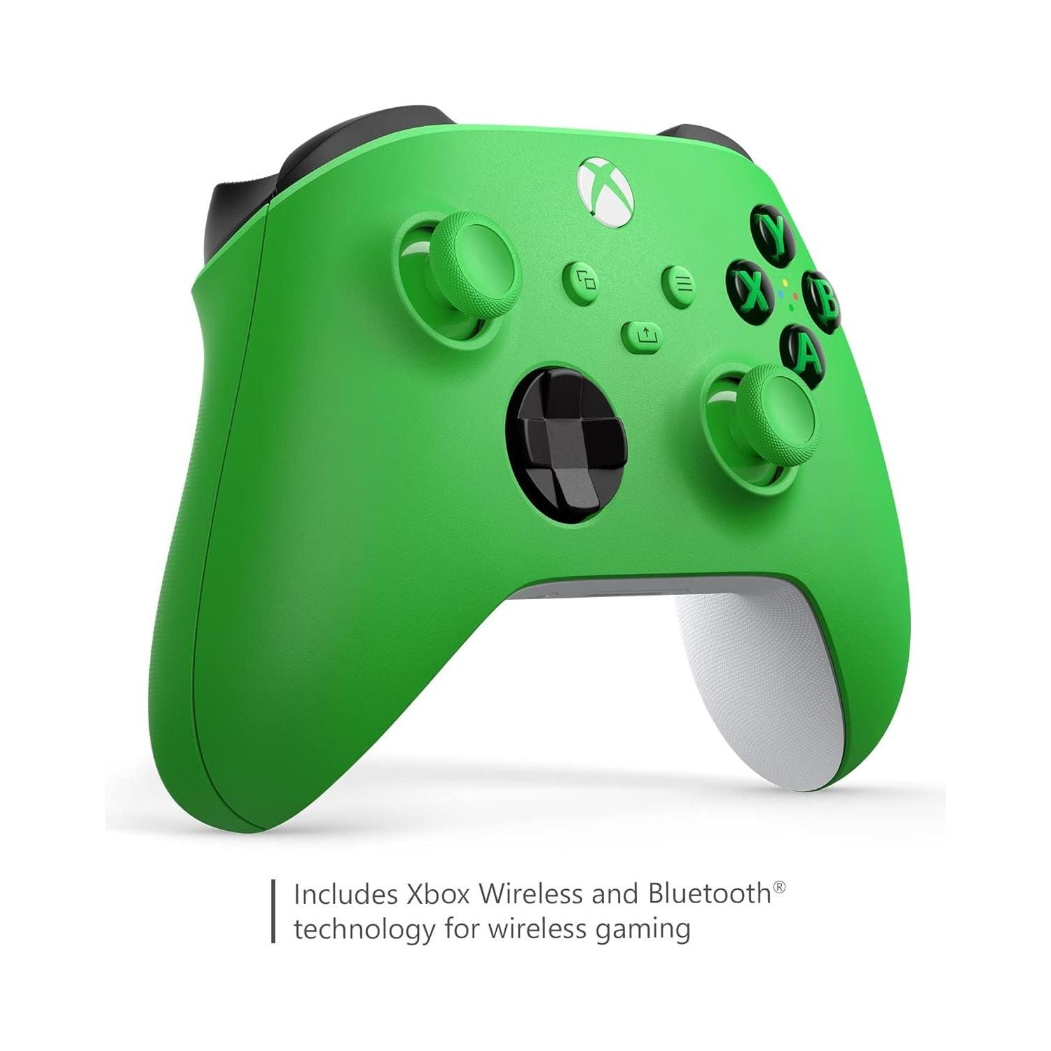 Xbox Core Wireless Gaming Controller – Velocity Green – Xbox Series X|S, Xbox One, Windows PC, Android, and iOS