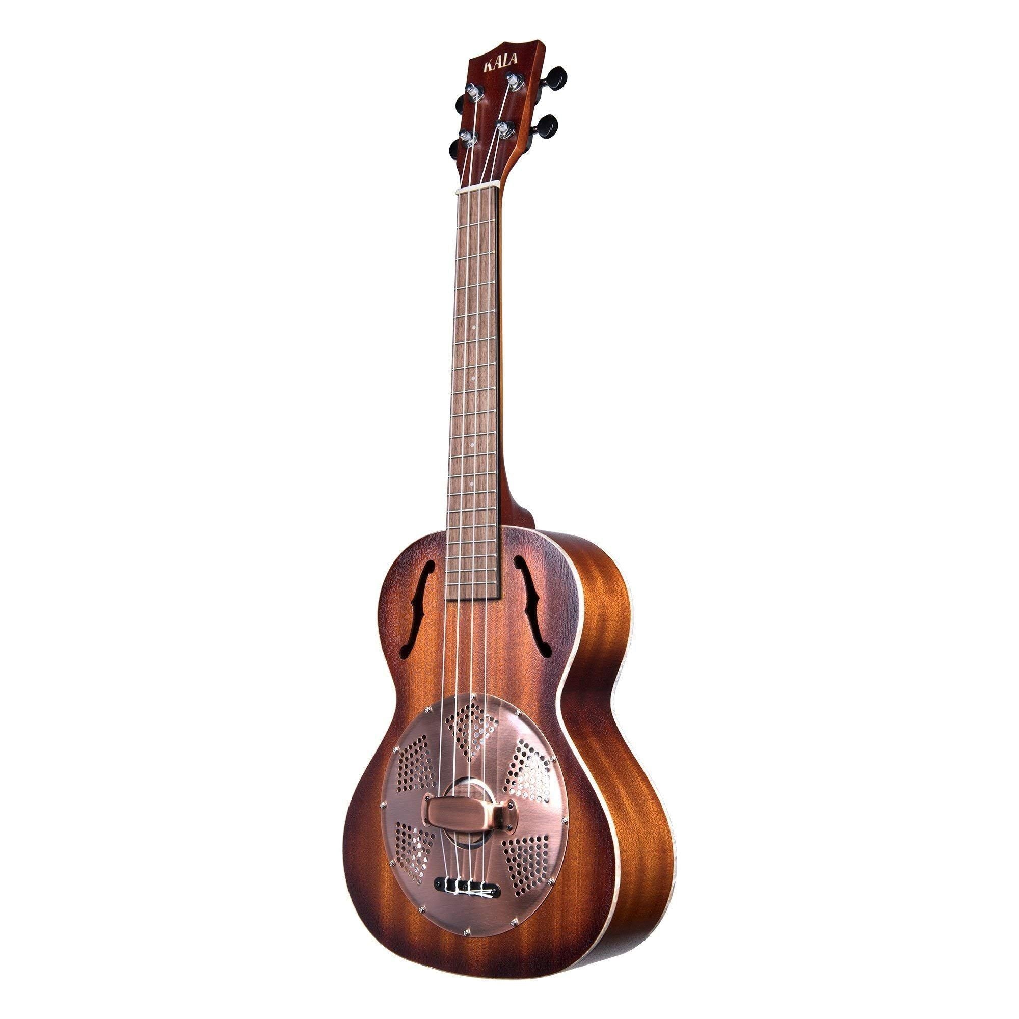 Kala KA-RES-BRS Tenor Resonator Ukulele - Brass Cover