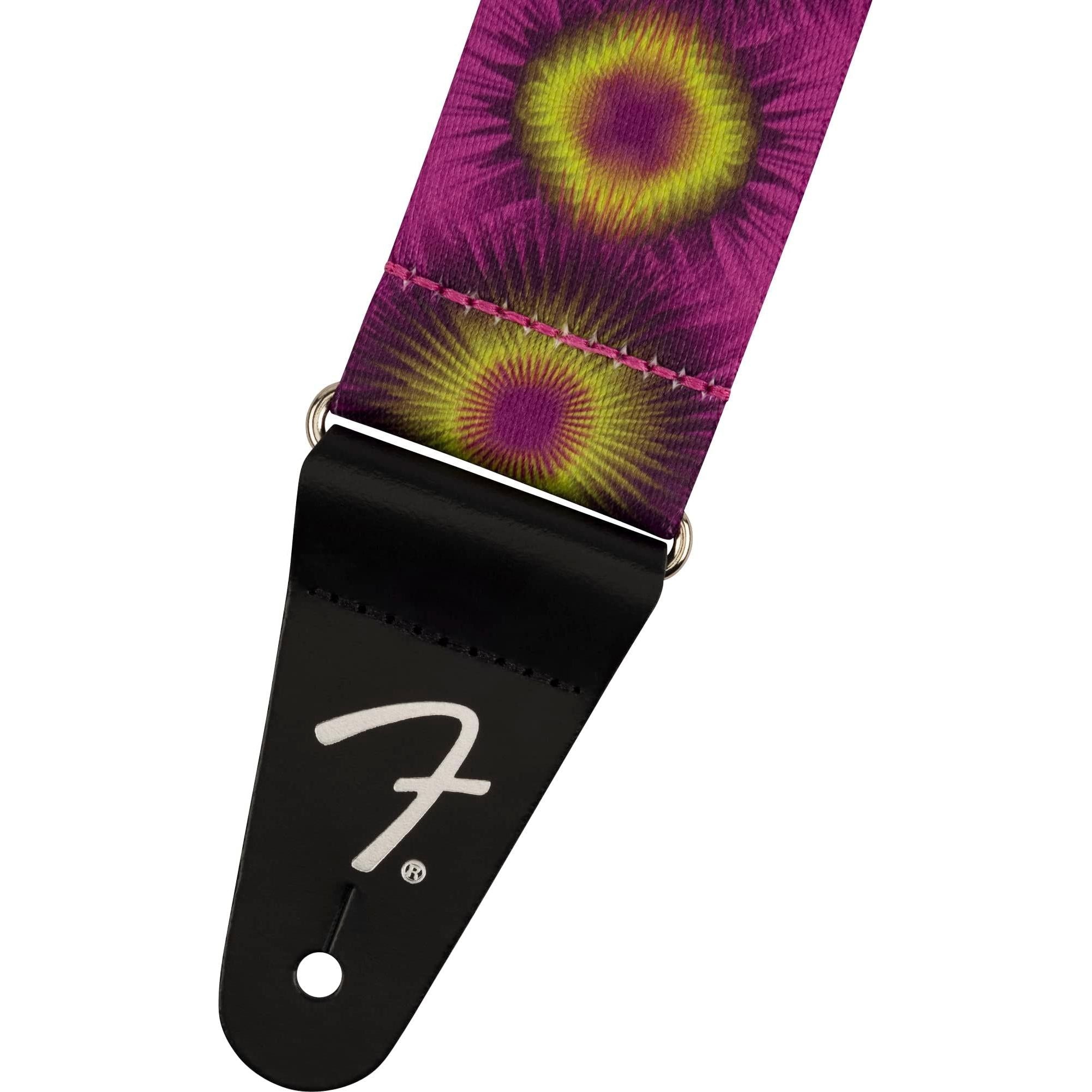 Fender J Mascis Guitar Strap, Yellow Burst, 2in