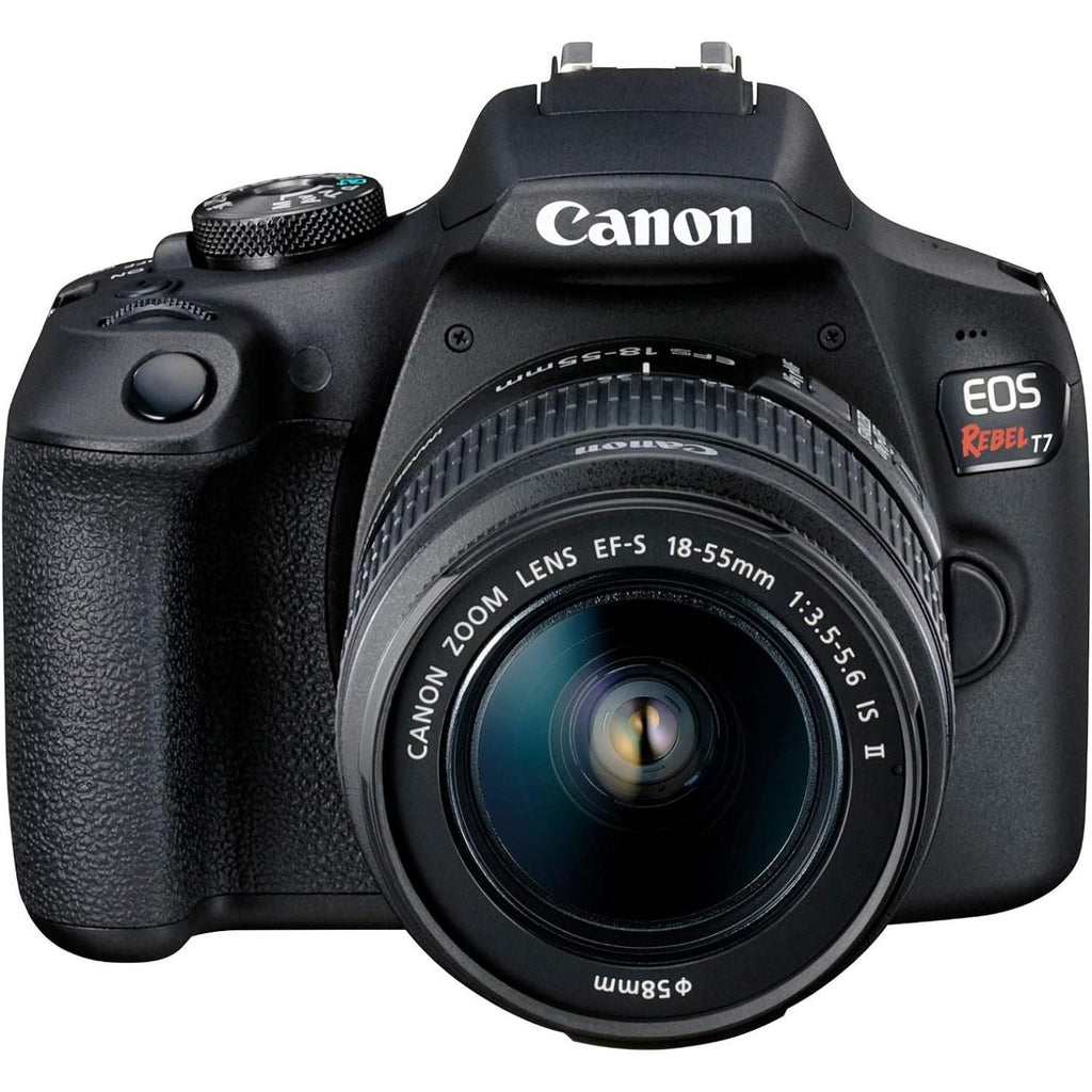 Canon EOS Rebel T7 DSLR Camera with 18-55mm Lens | Built-in Wi-Fi | 24.1 MP CMOS Sensor | DIGIC 4+ Image Processor and Full HD Videos