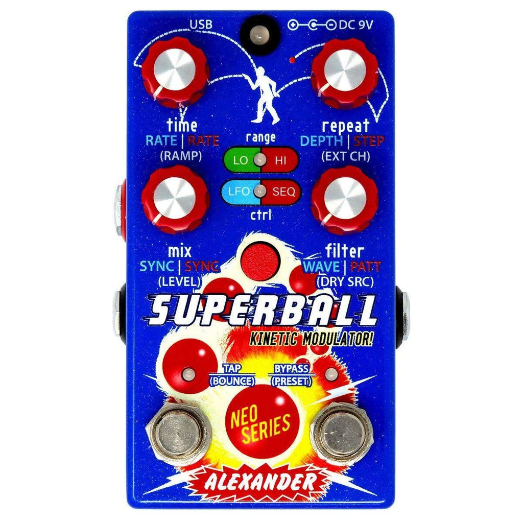 Alexander Pedals Superball Pitch Shifting Delay/Filter