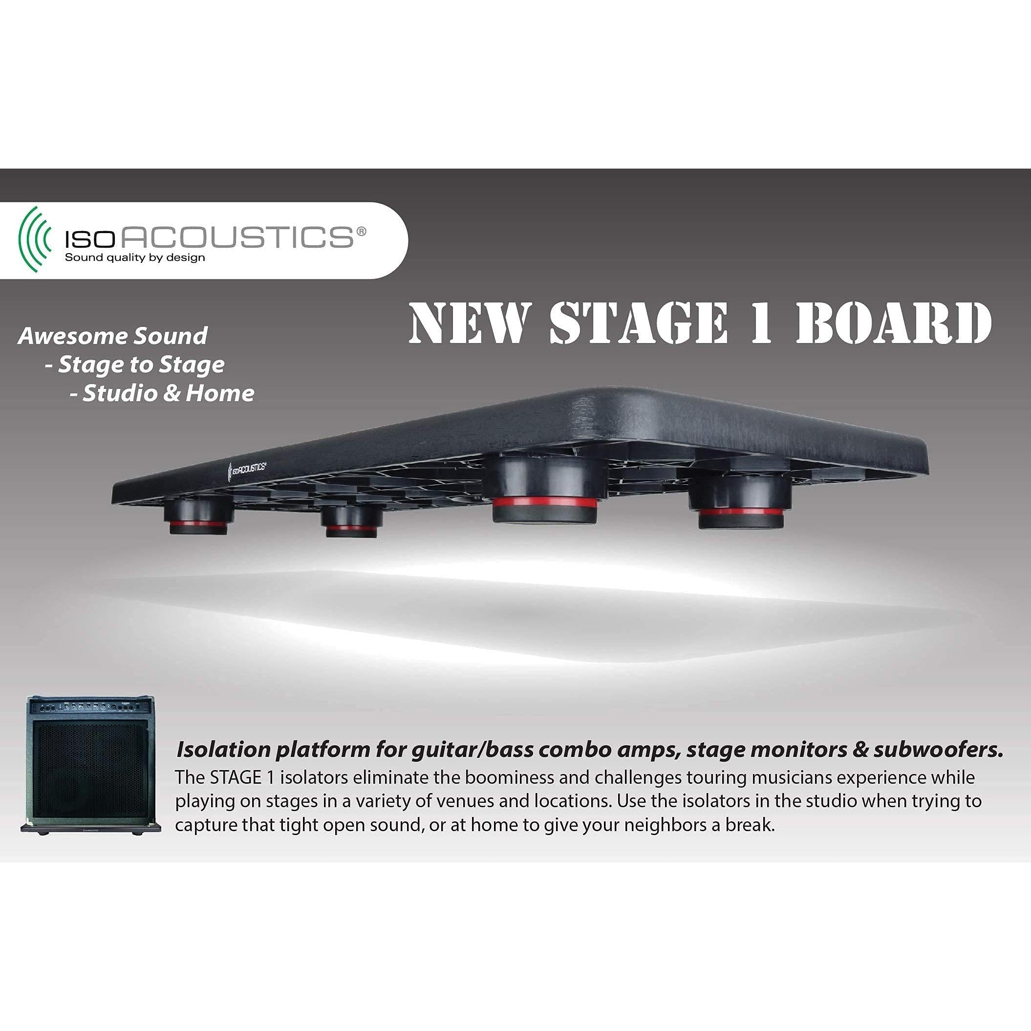 IsoAcoustics New Stage 1 Board (with Isolators)