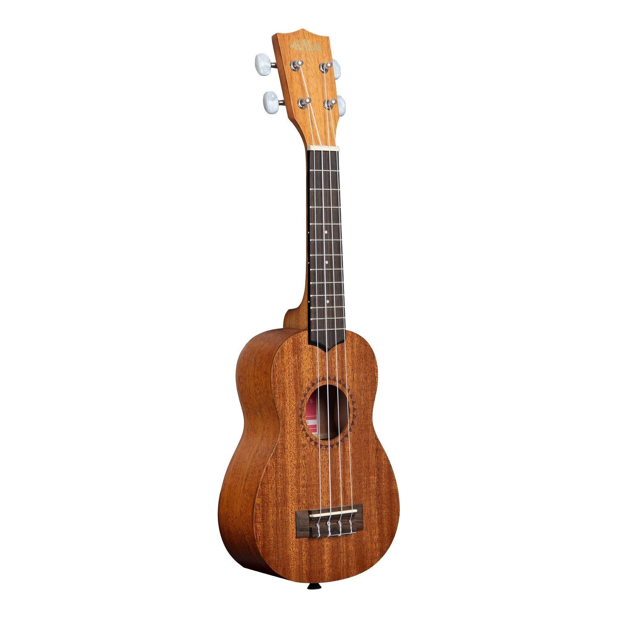 Kala Brand Music Co., 4-String Ukulele, Natural, Soprano (KA-15S-BNDL)