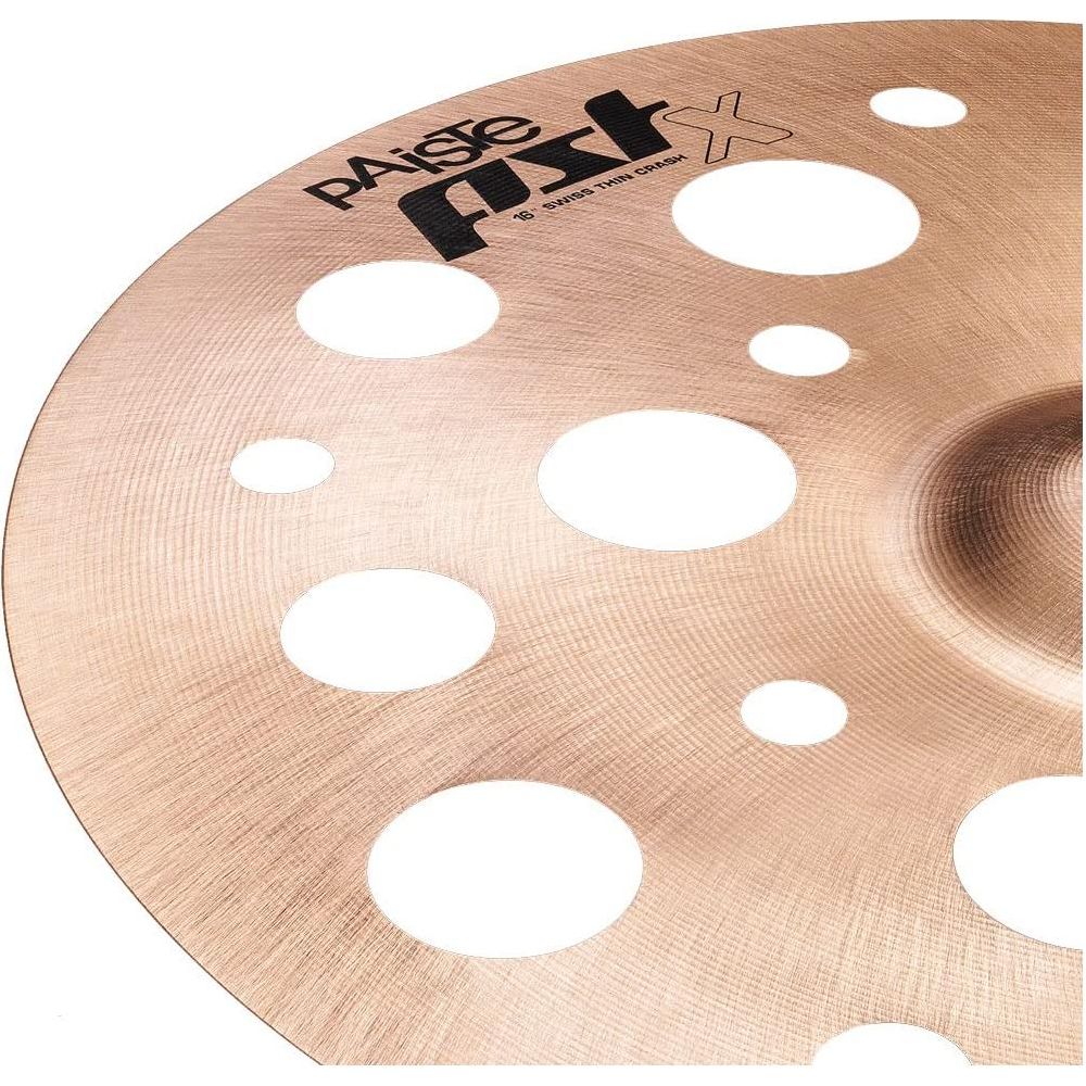 Paiste PST X Swiss Thin Crash Cymbal (PSTXSWTHINC16)