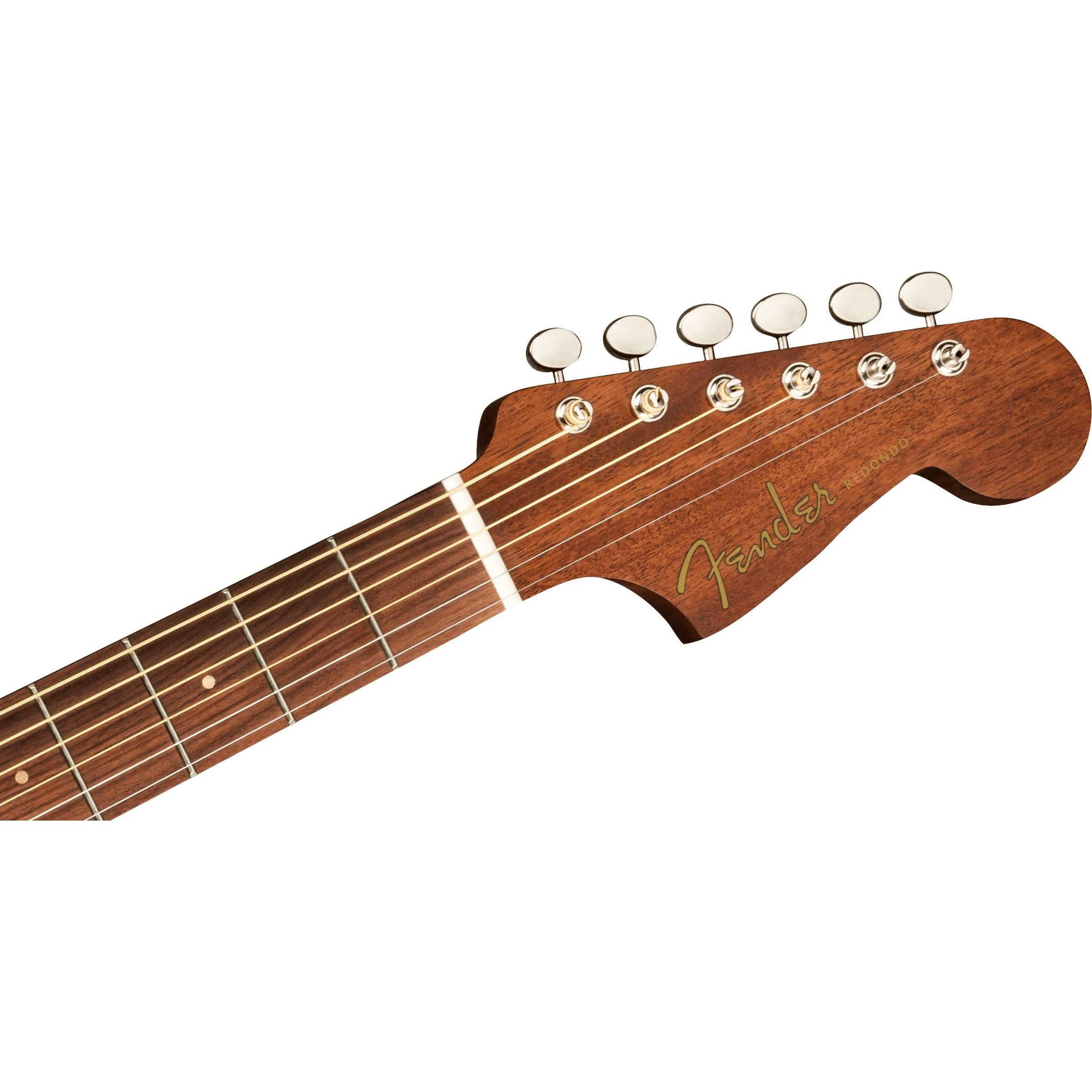 Fender All-Mahogany Redondo Special Acoustic Guitar, Natural, Pau Ferro Fingerboard, with Gig Bag