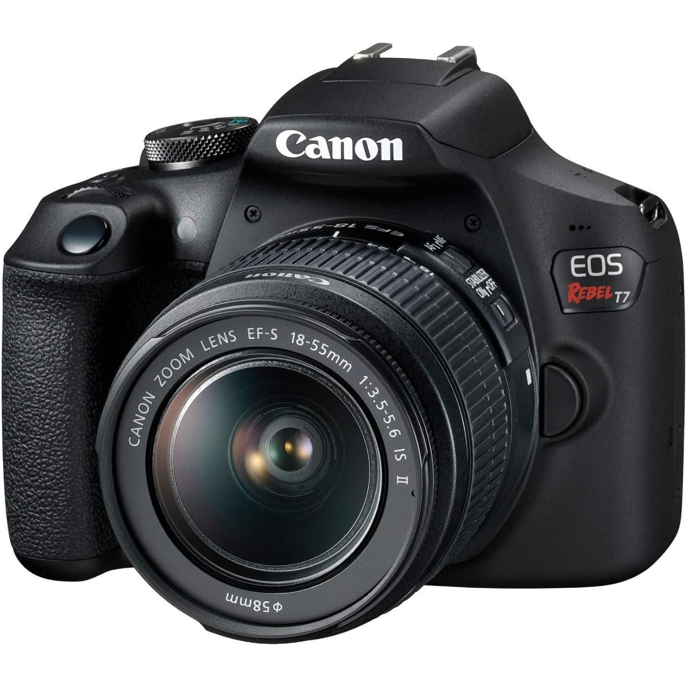 Canon EOS Rebel T7 DSLR Camera with 18-55mm Lens | Built-in Wi-Fi | 24.1 MP CMOS Sensor | DIGIC 4+ Image Processor and Full HD Videos