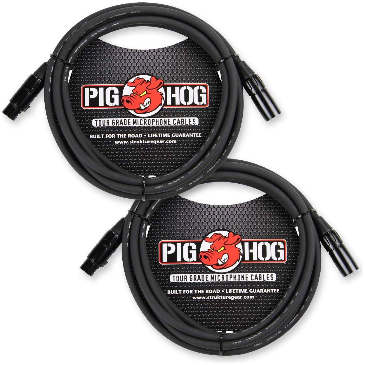 Pig Hog XLR Tour Grade Microphone Cable, 15 Foot