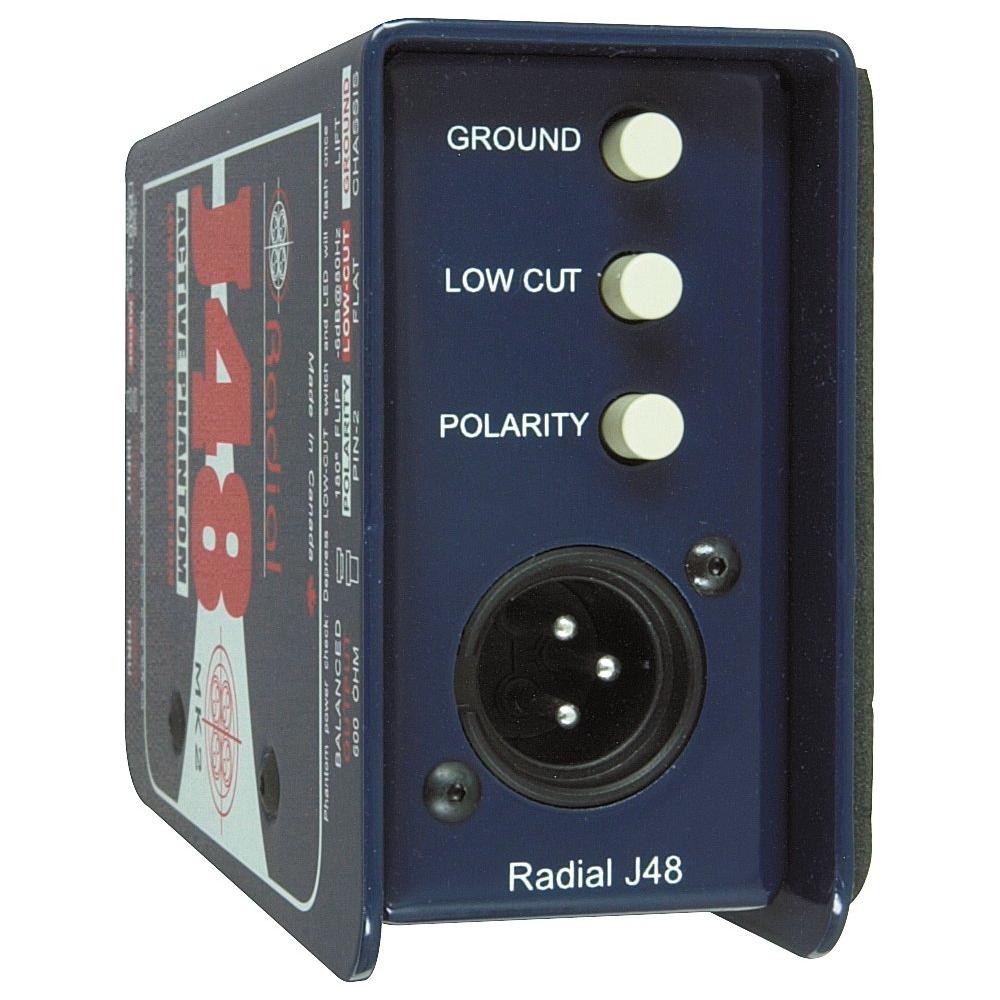 Radial J48 MK2 48V Phantom Power Active Direct Box