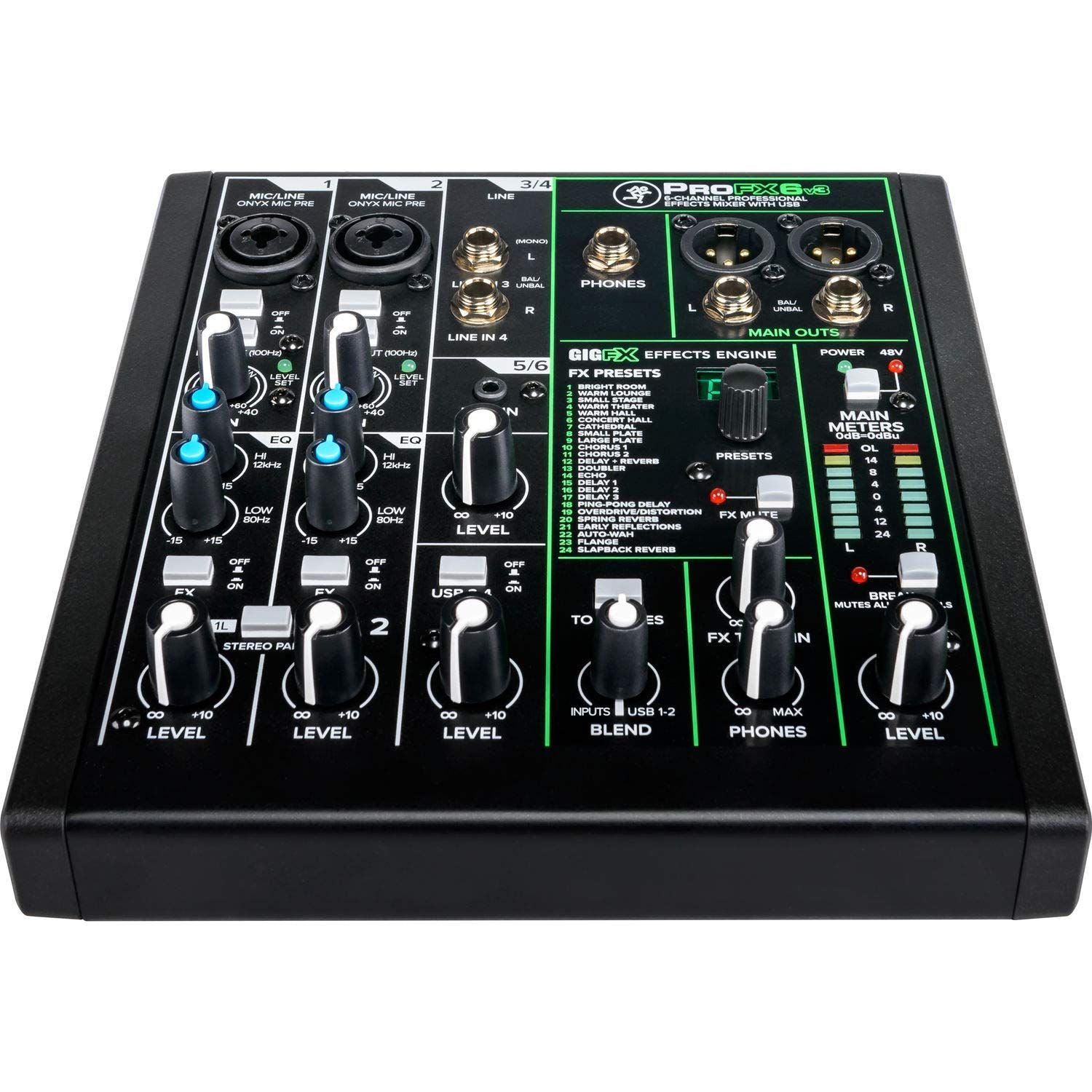 Mackie ProFXv3/v3+ Series, Professional Analog Mixer with USB, Onyx Mic Preamps and GigFX Effects Engine