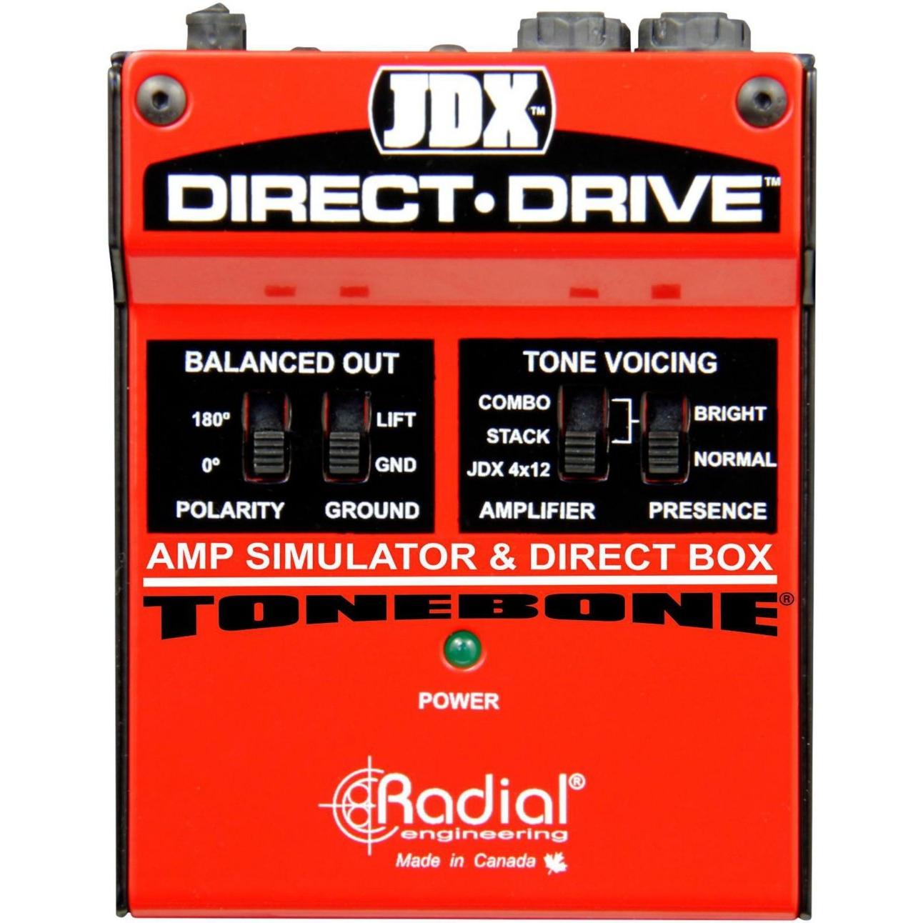 Radial JDX Direct Drive Amp Simulator