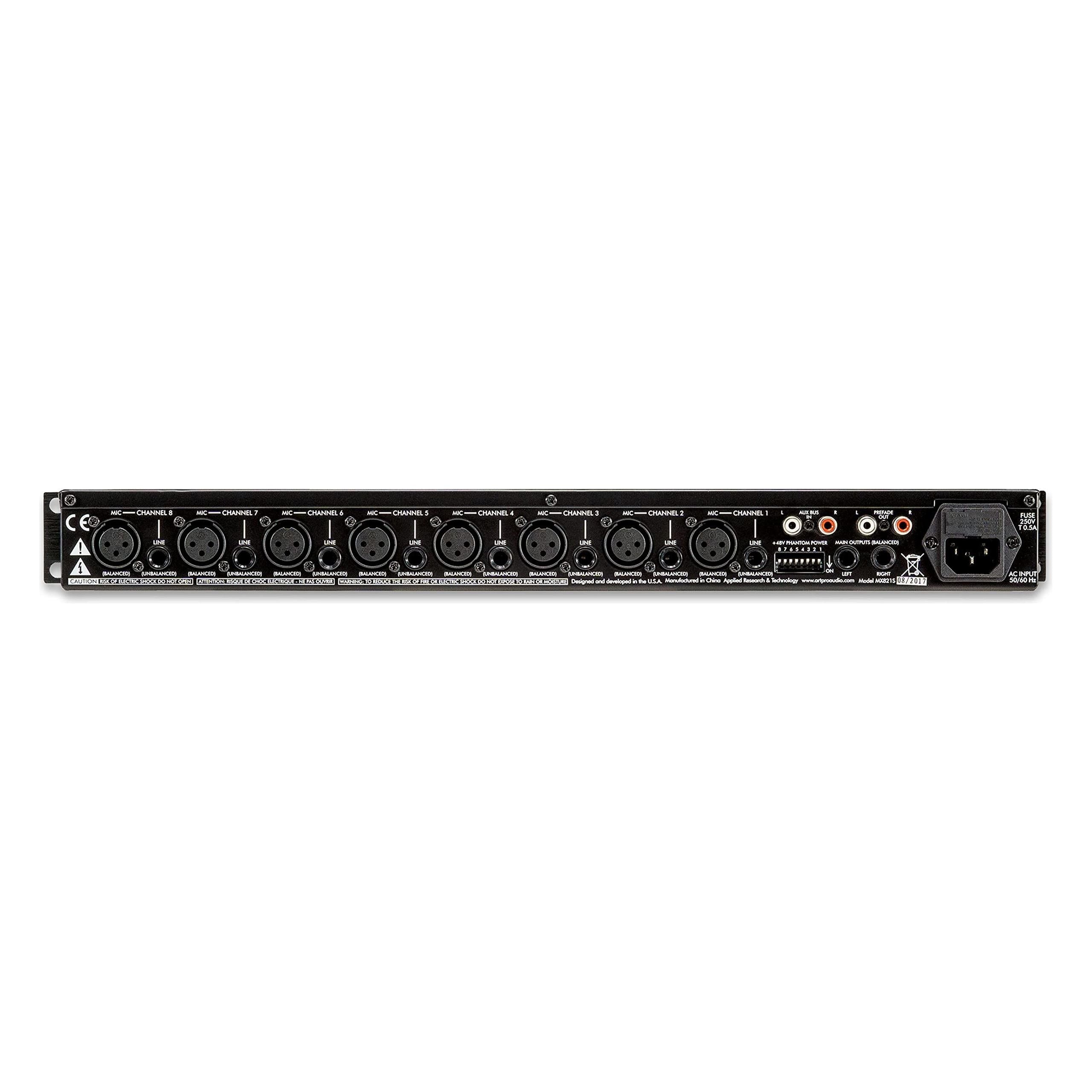 ART MX821S 8-Channel Personal Mixer Stereo