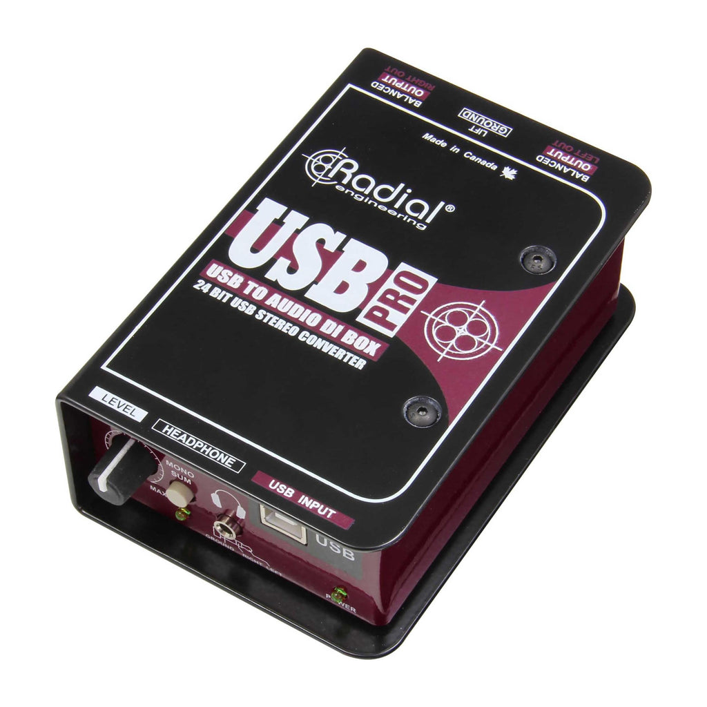 Radial Engineering USB-Pro Stereo USB Laptop DI