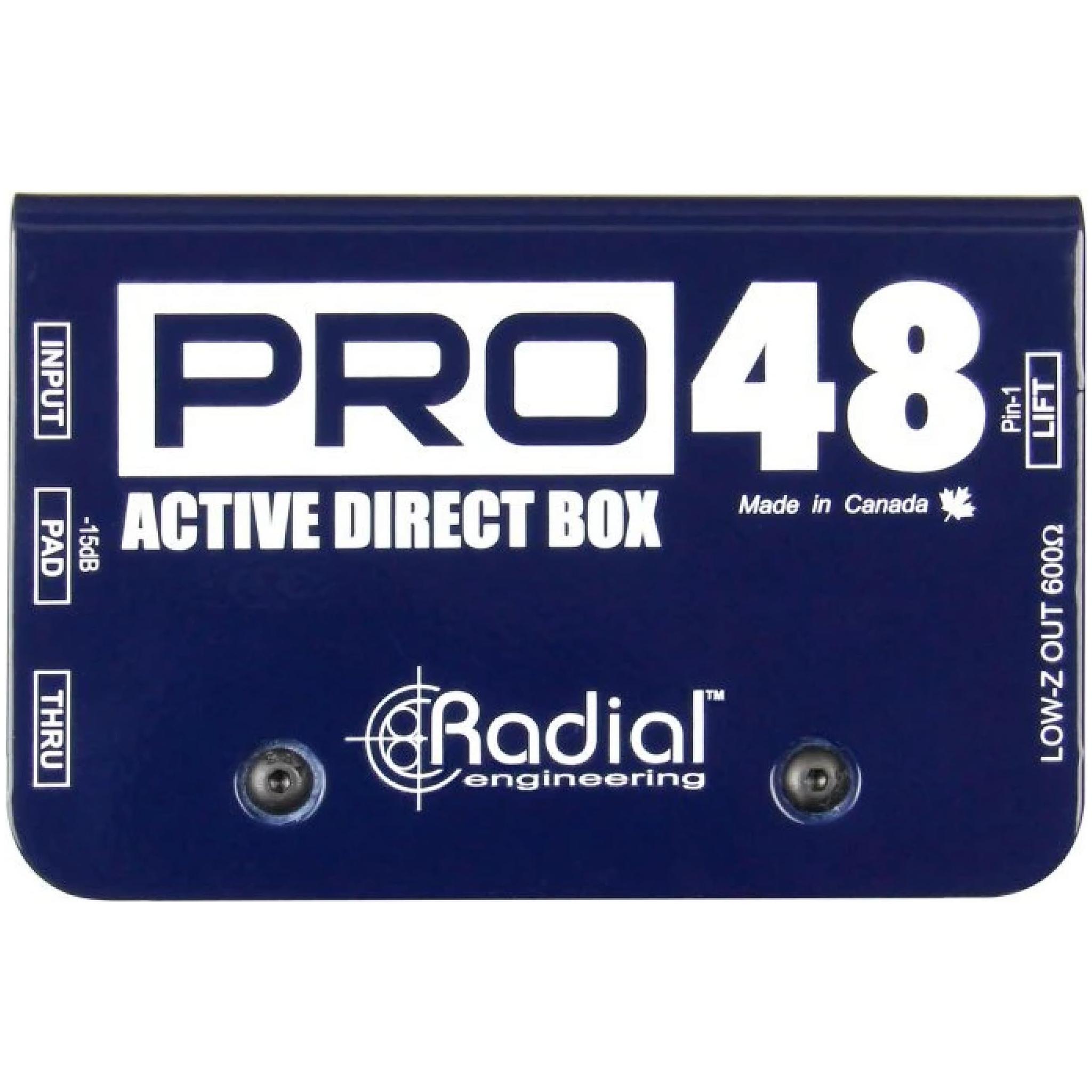 Radial Pro48 Active 48-Volt Compact Direct Box