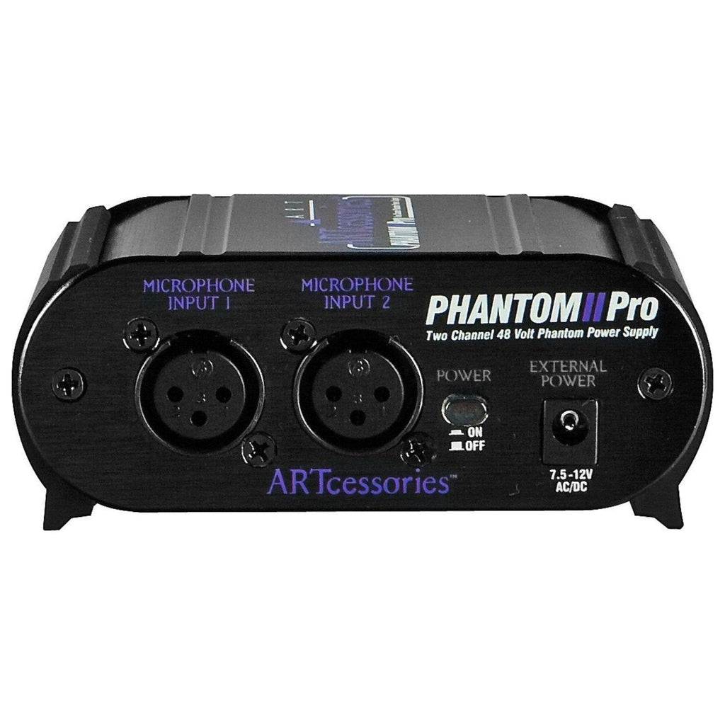 ART Phantom II Pro 2-Channel 48V Phantom Power Supply