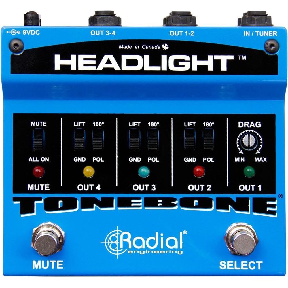 Radial Headlight 4 Output Guitar Amp Selector