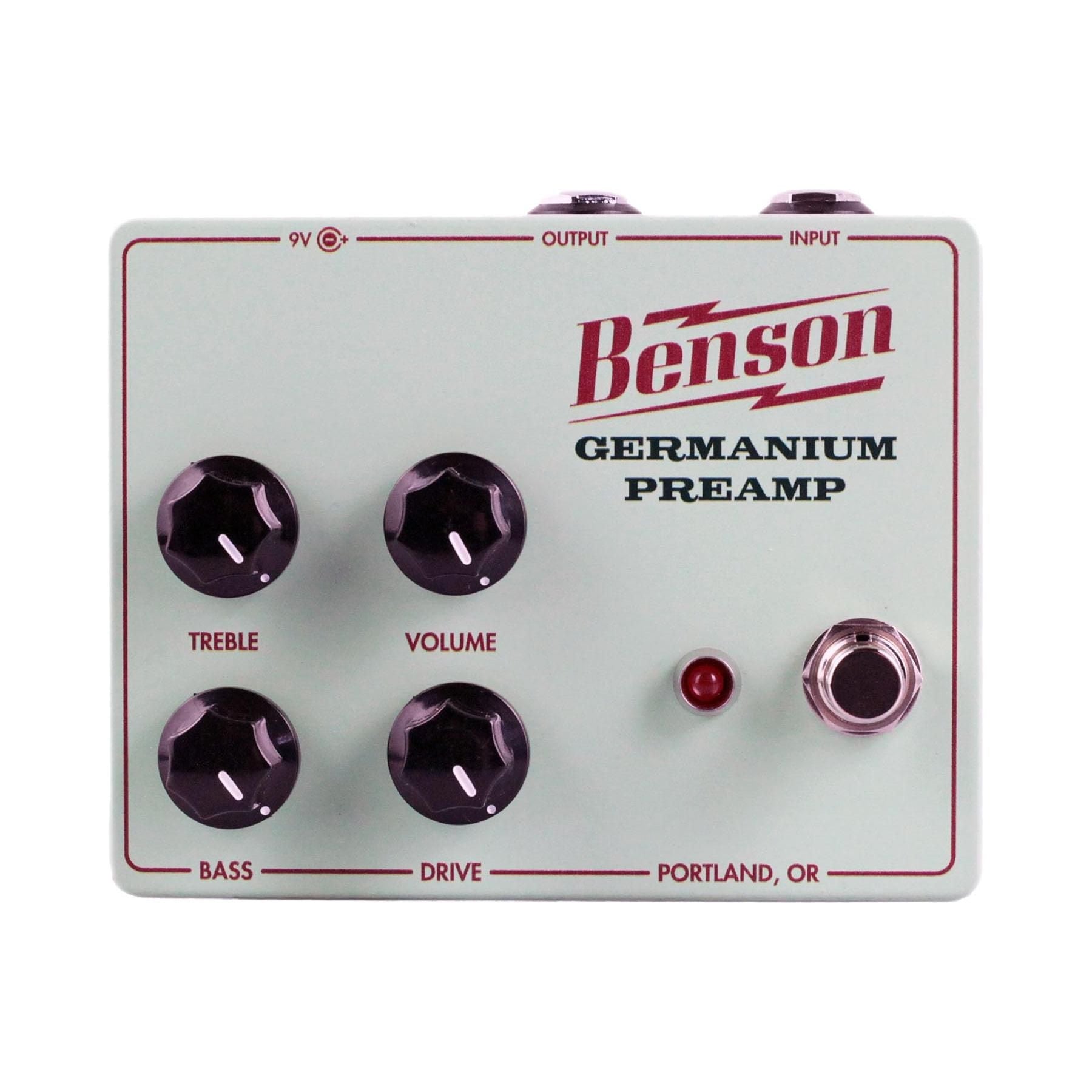 Benson Amps Germanium Preamp Guitar Effects Pedal