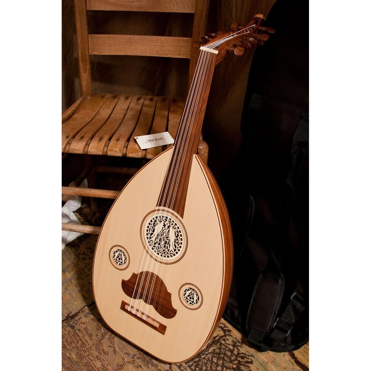 Mid-East OUDRN Arabic Oud Sheesham w/ Gig Bag