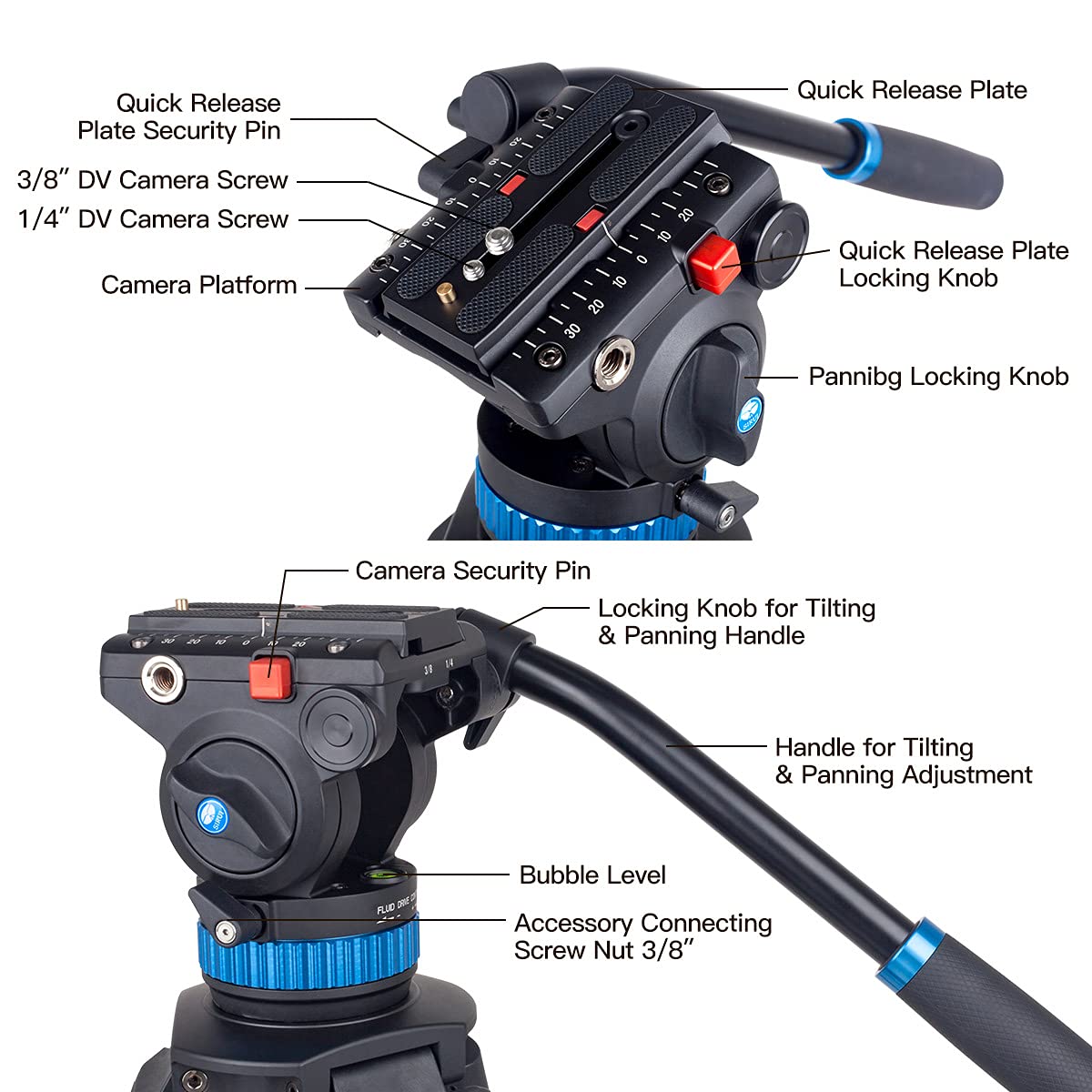 SIRUI SH-Series Broadcast Tripod