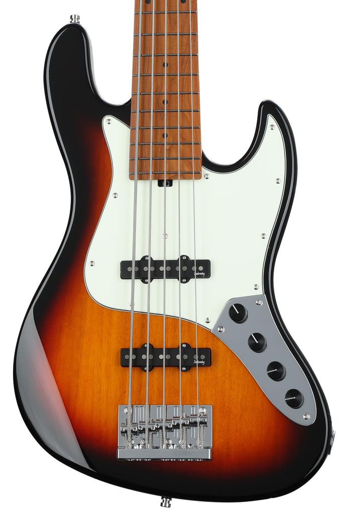 Sadowsky MetroExpress 21-fret Vintage JJ Bass, 5-string - Tobacco Sunburst Transparent