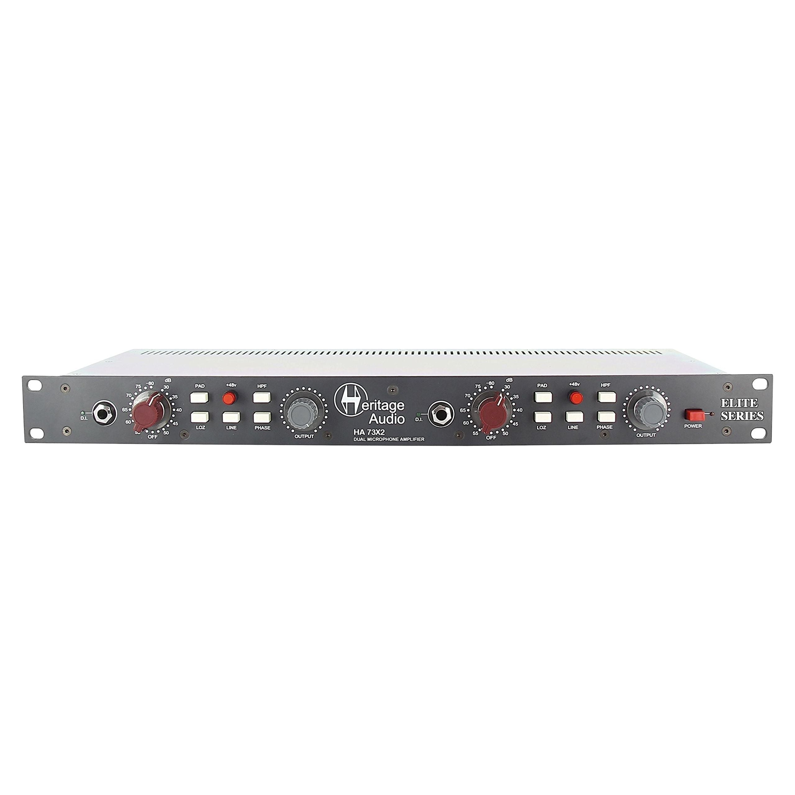 Heritage Audio HA73X2 ELITE - Dual Channel Mic Preamp