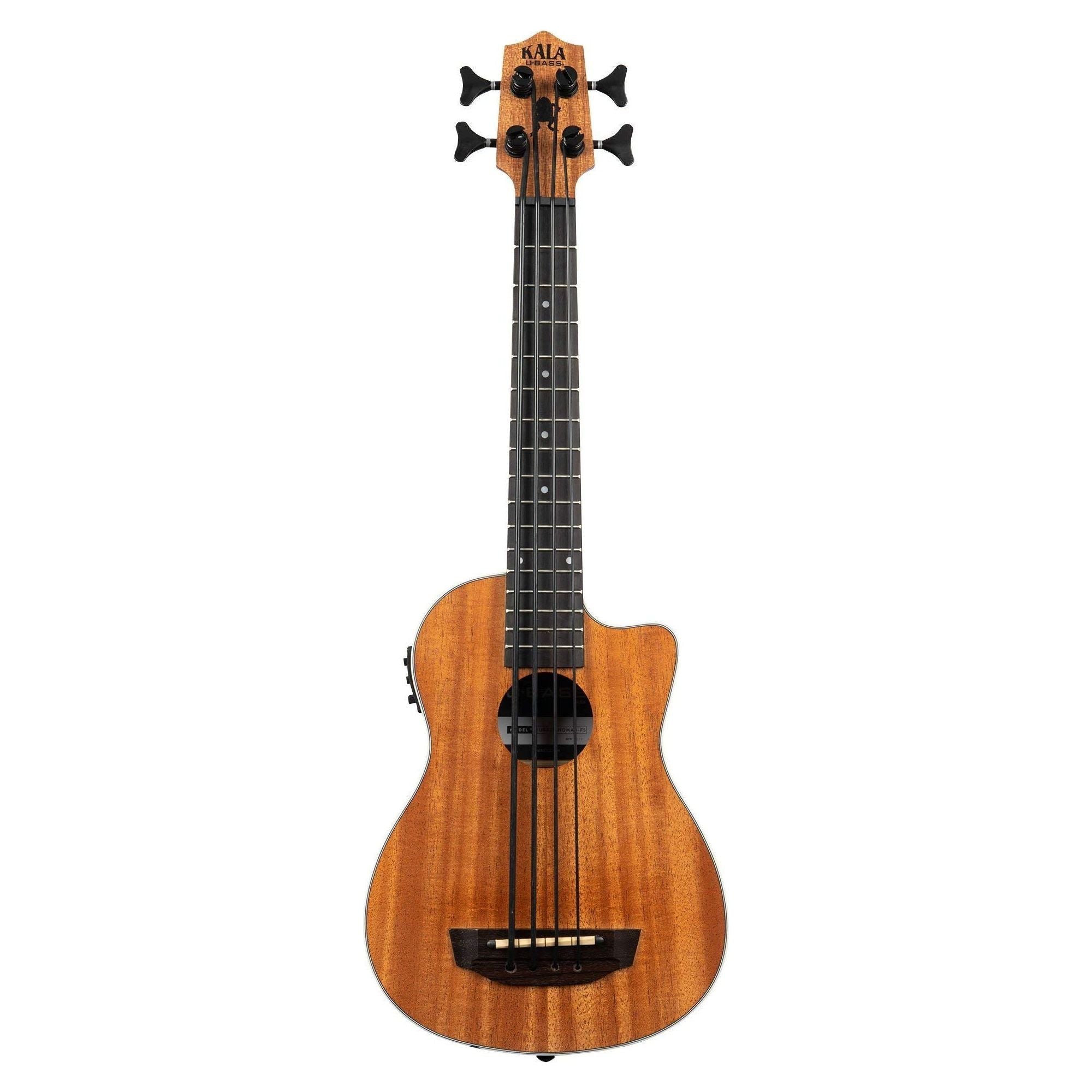 Kala Brand Music Co., 4-String Ukulele, Right, Natural, Ubass Scout-FS