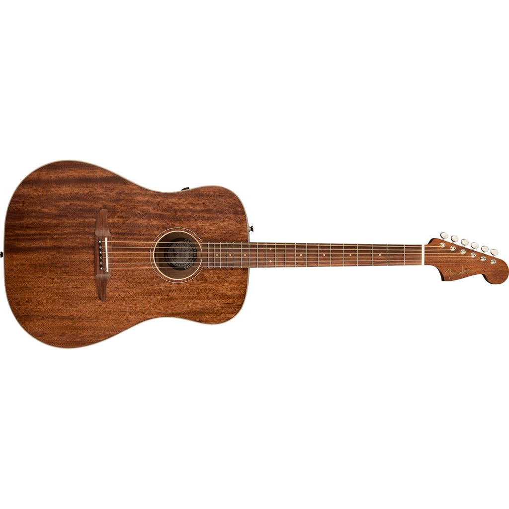 Fender All-Mahogany Redondo Special Acoustic Guitar, Natural, Pau Ferro Fingerboard, with Gig Bag