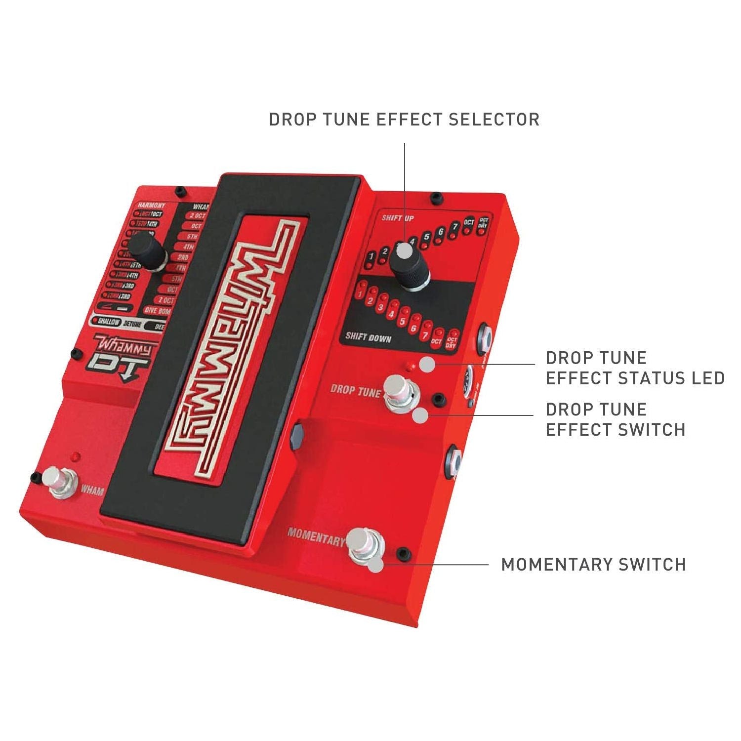 DigiTech Whammydtv-01 DT Drop Tune Guitar Effects Pedal