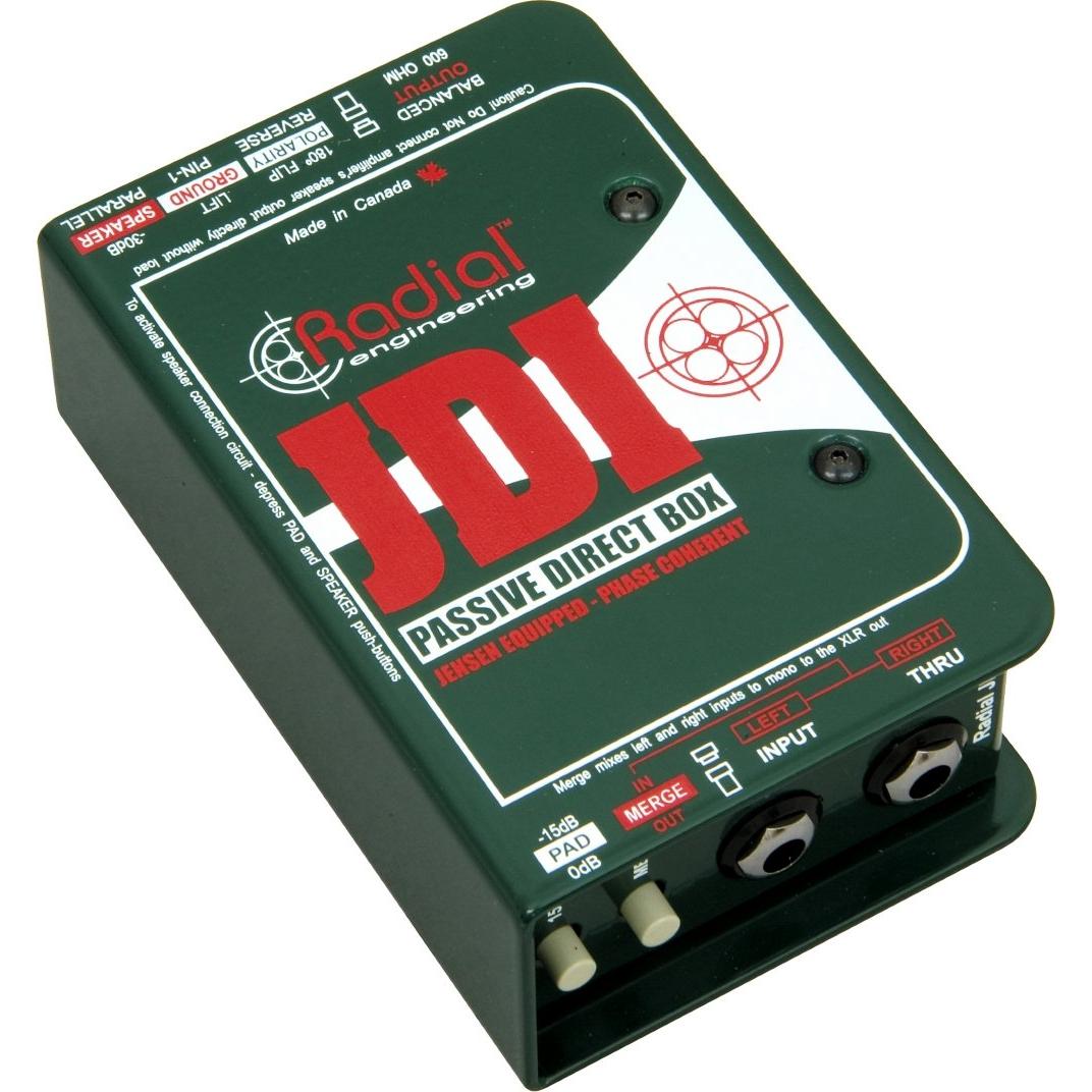 Radial Engineering R8001010JDI Single-Channel Passive Direct Box with Jensen Transformer