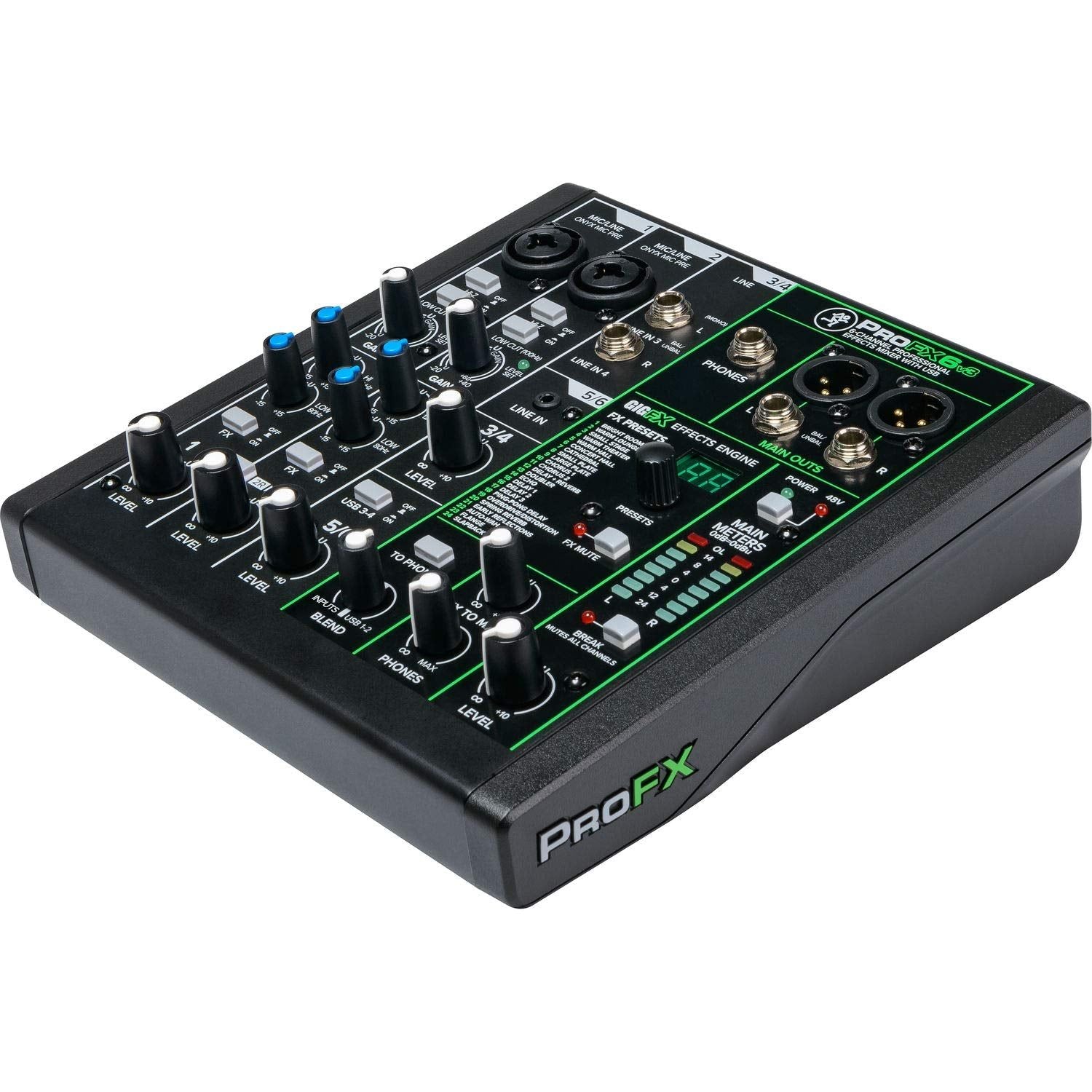 Mackie ProFXv3/v3+ Series, Professional Analog Mixer with USB, Onyx Mic Preamps and GigFX Effects Engine