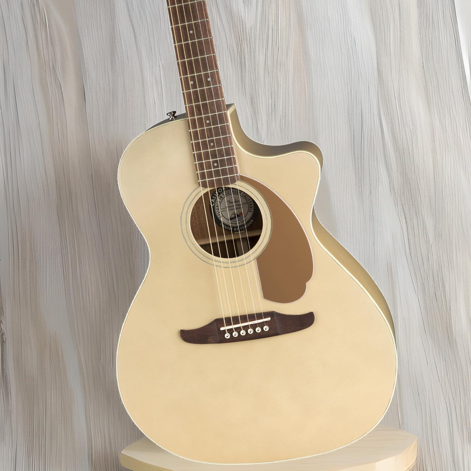 Fender Redondo Player Acoustic Guitar, with 2-Year Warranty, Belmont Blue, Walnut Fingerboard