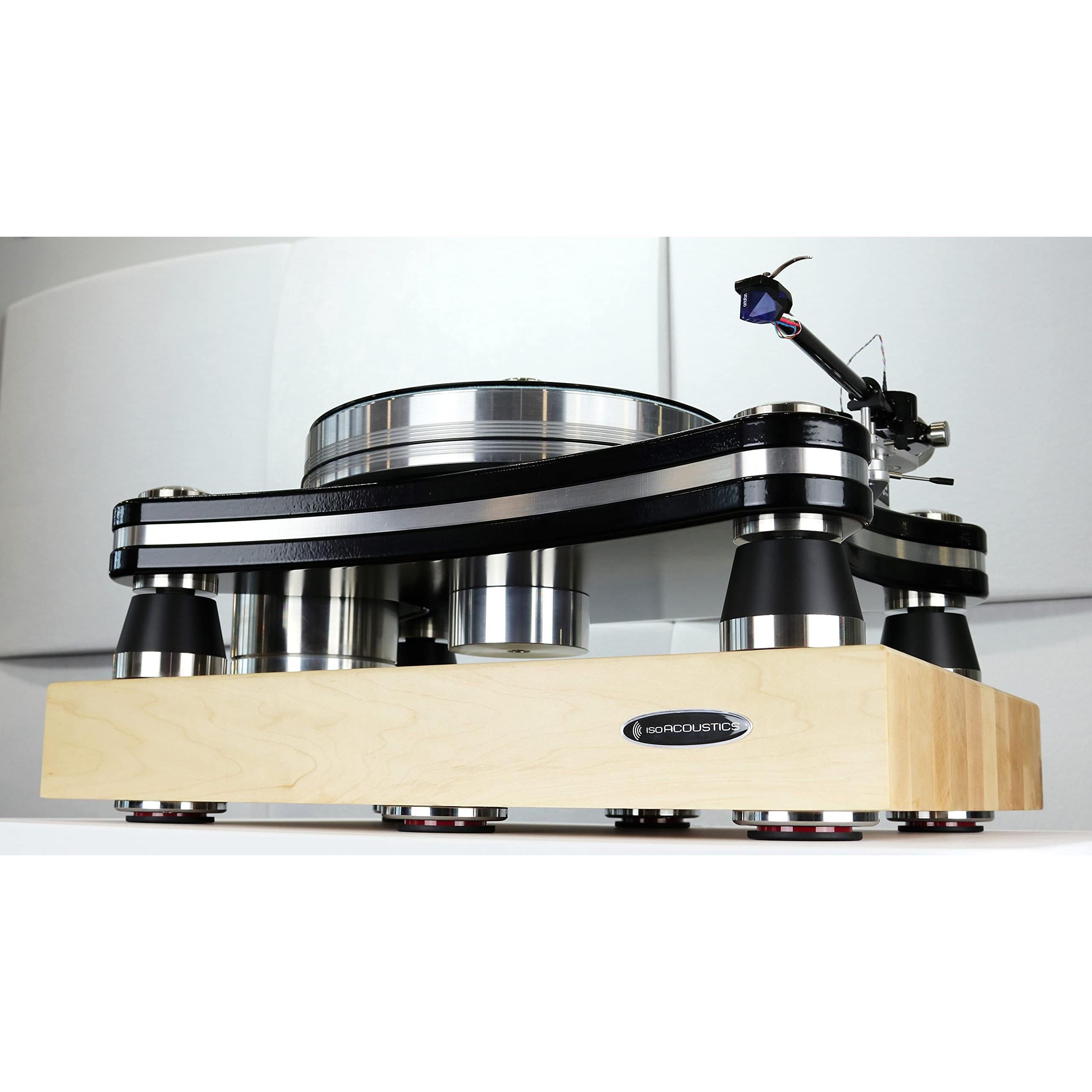 IsoAcoustics DELOS Turntable Isolation Butcher Block