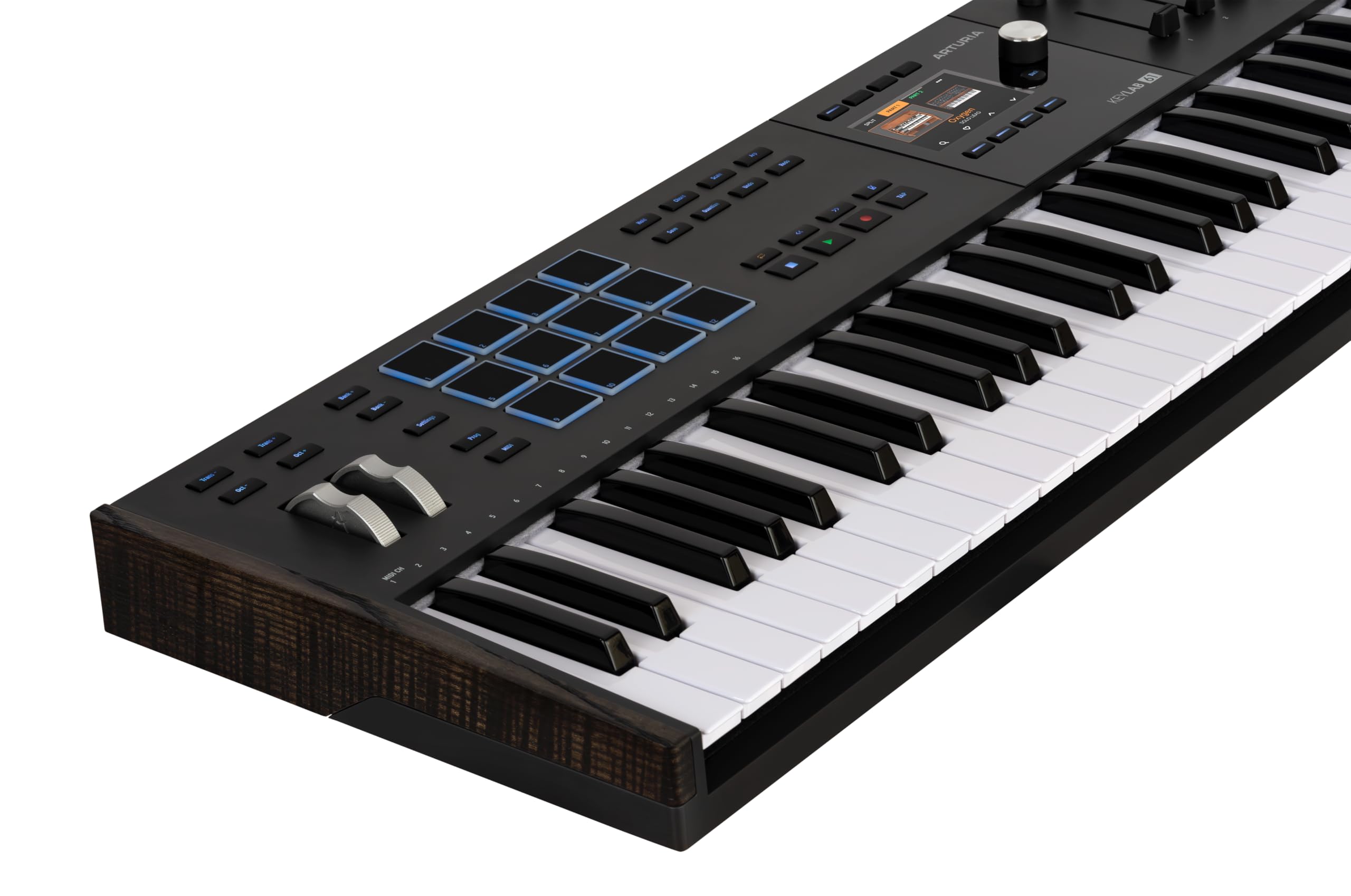 Arturia KeyLab 61 mk3 Black — 61 Key USB MIDI Keyboard Controller with Analog Lab Pro Software Included