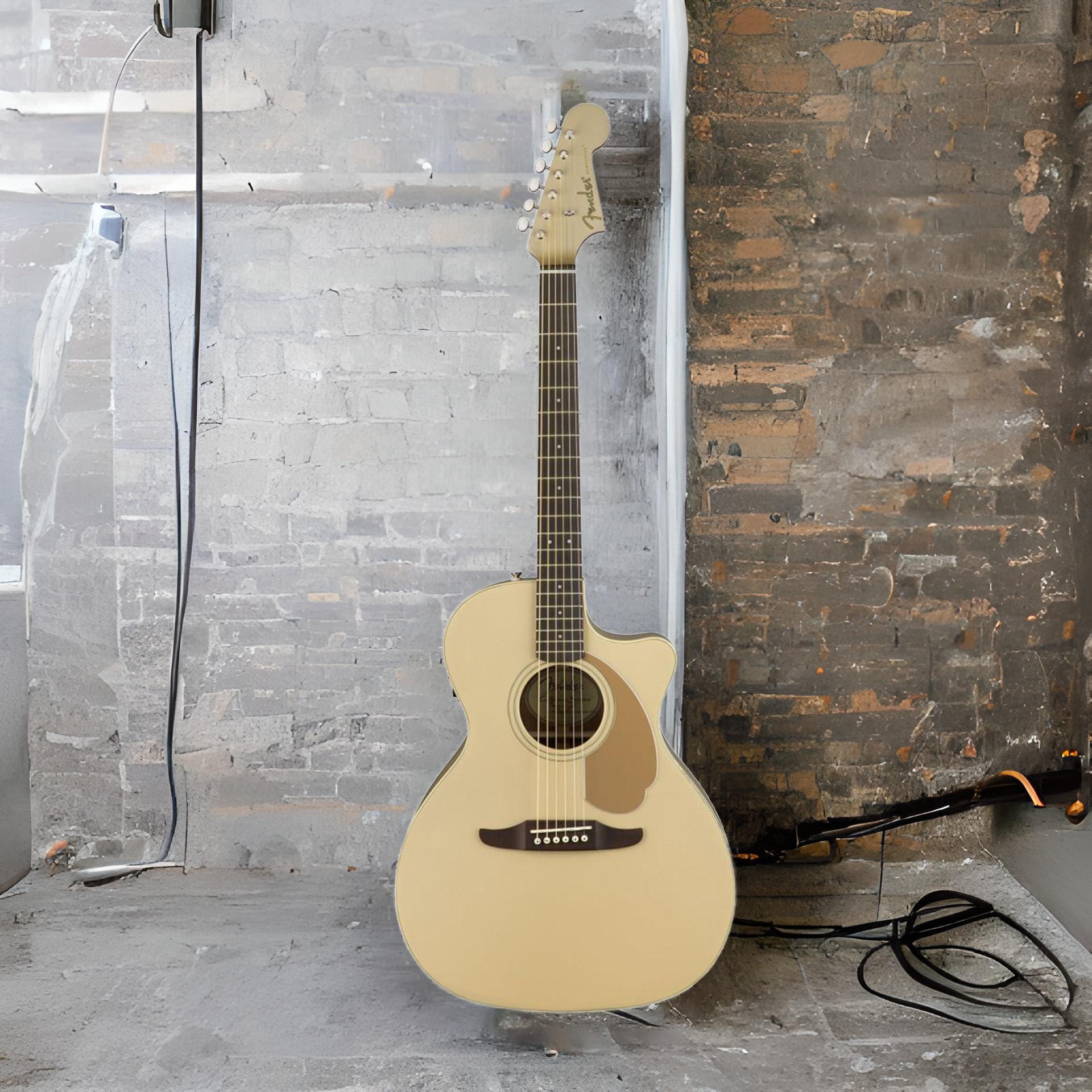 Fender Redondo Player Acoustic Guitar, with 2-Year Warranty, Belmont Blue, Walnut Fingerboard