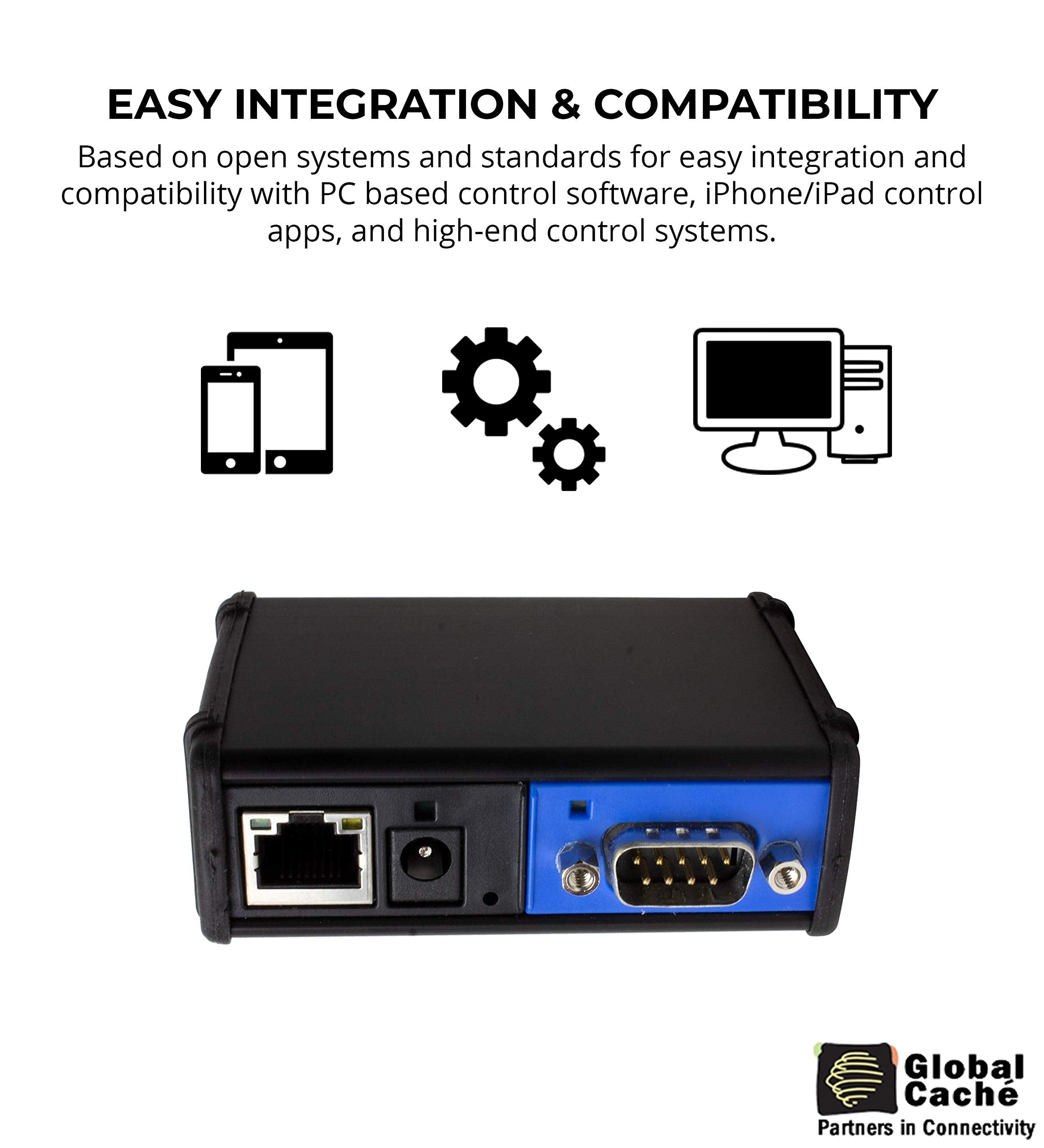 Global Caché IP2SL iTach TCP/IP to Serial Converter - Connects RS232 Control Devices to a Wired Ethernet