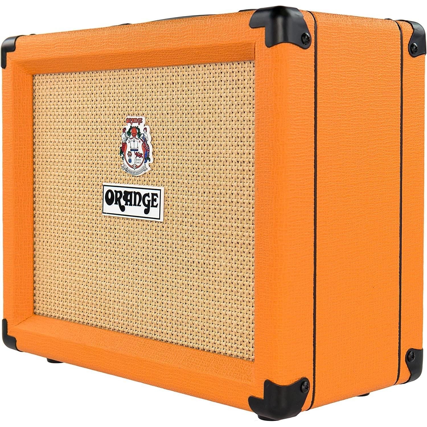 Orange Crush 20RT Guitar Combo Amplifier Bundle with Pig Hog Woven Instrument Cable and Liquid Audio Polishing Cloth (3 Items)