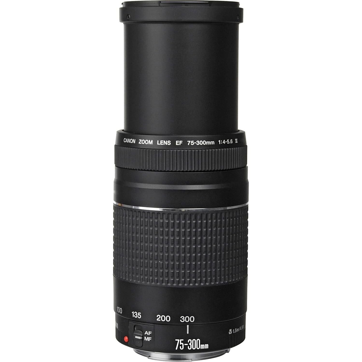 Canon EF 75-300mm f/4-5.6 III Telephoto Zoom Lens for Canon SLR Cameras, 6473A003