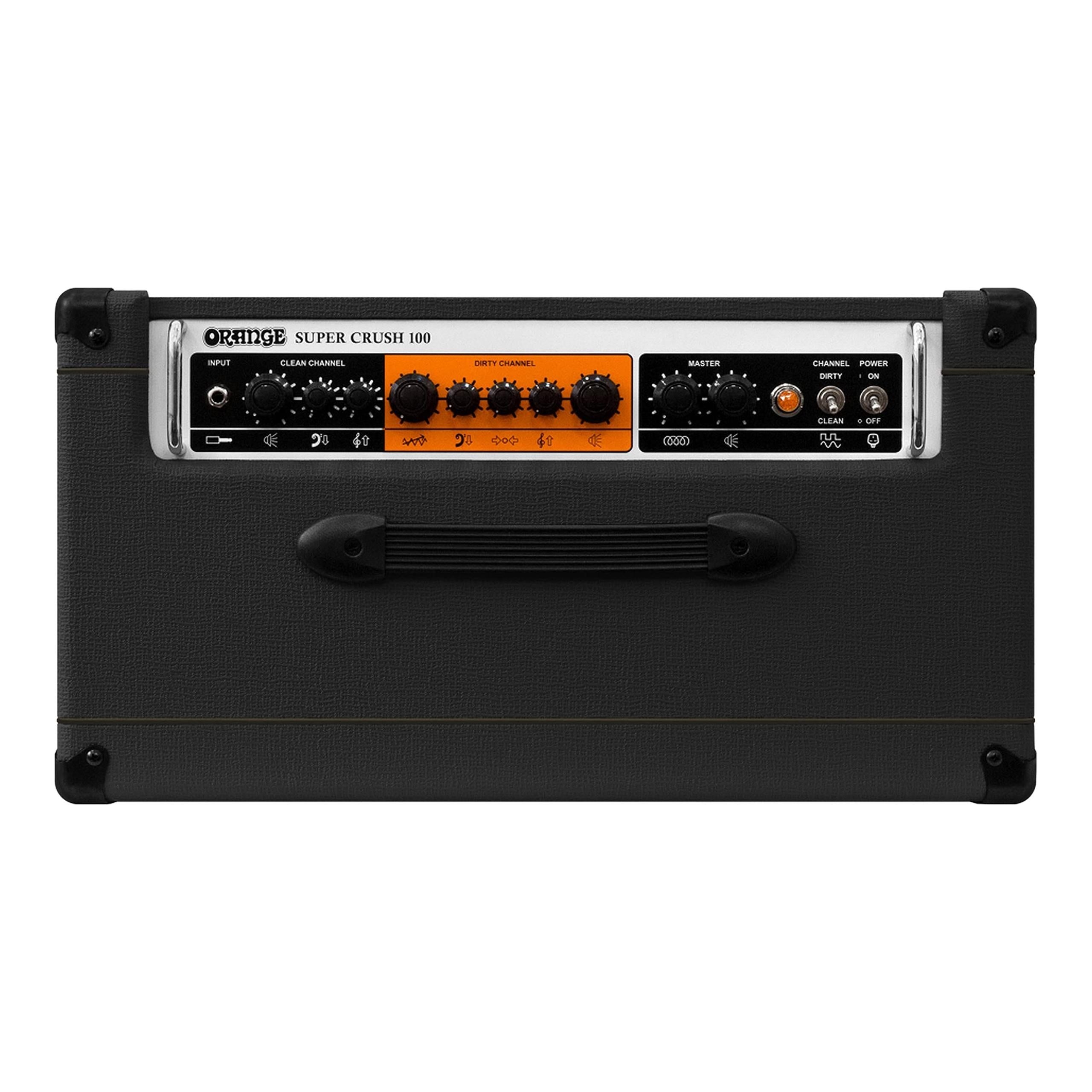 Orange Super Crush 100-100-watt Solid-state 1 x 12" Combo - Black