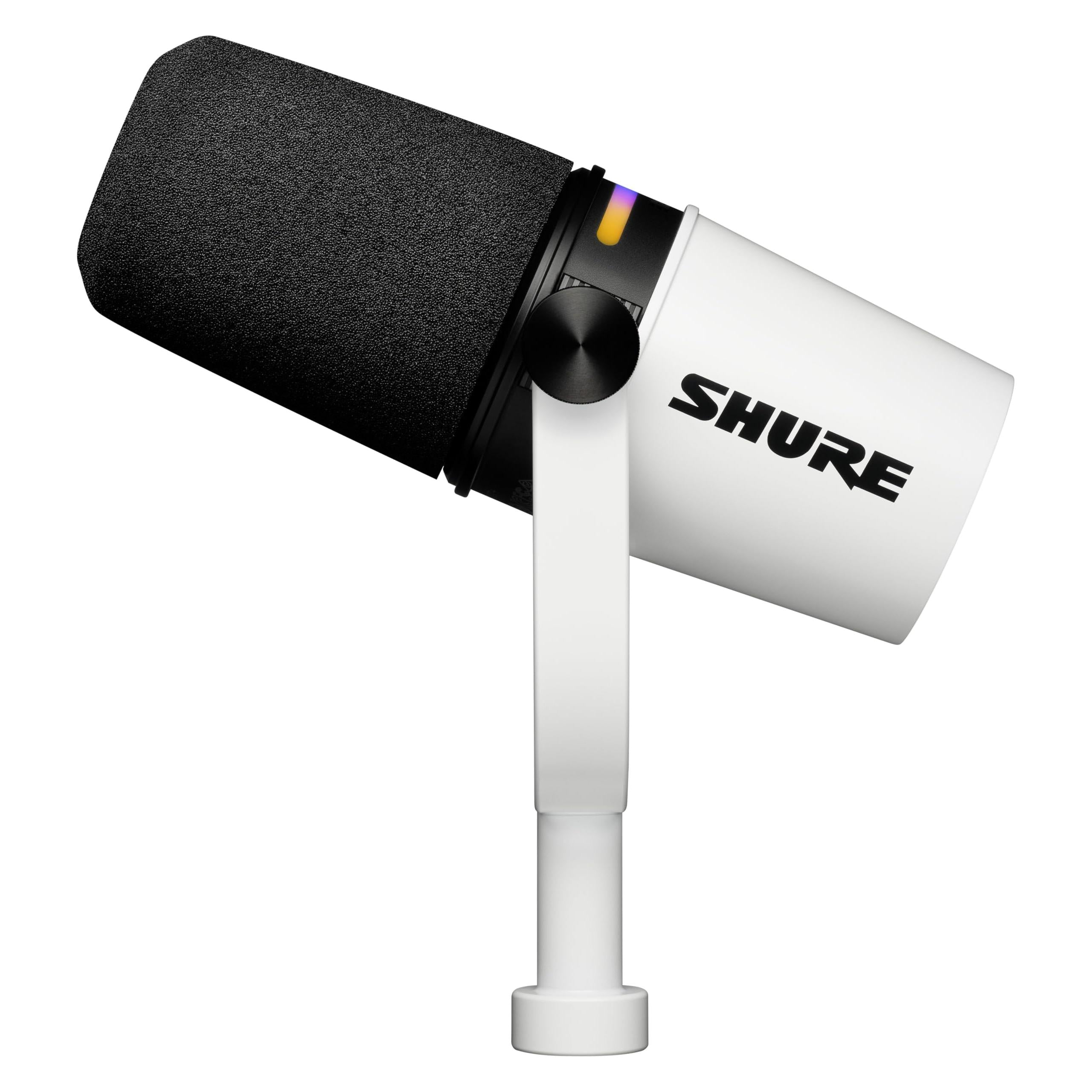 Shure MV7+ Podcast Microphone. Enhanced Audio, LED Touch Panel, USB-C & XLR Output