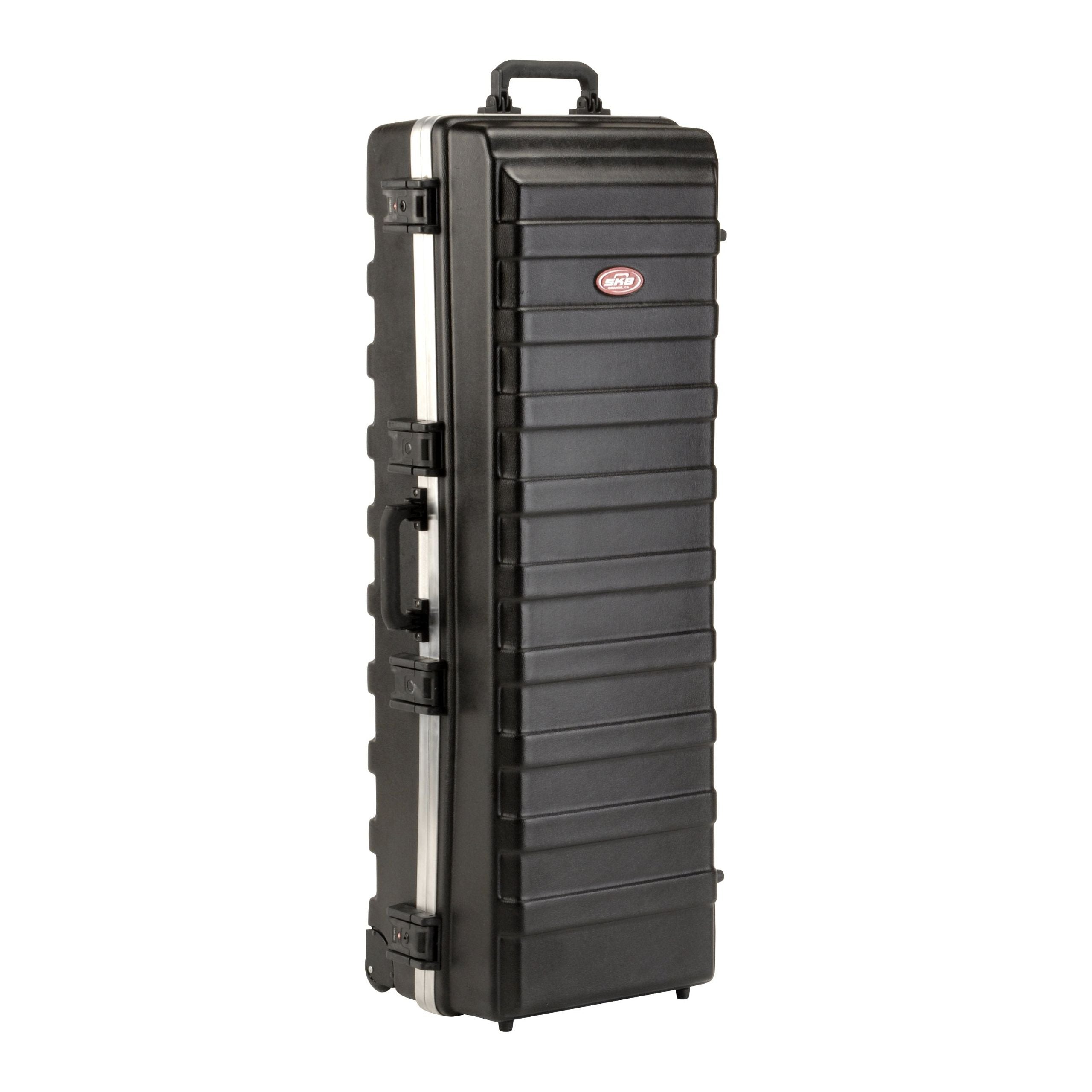 SKB ATA Large Stand Case (48 x 16-1/4 x 13) with Wheels & Straps, TSA Latches, Over-molded Handle