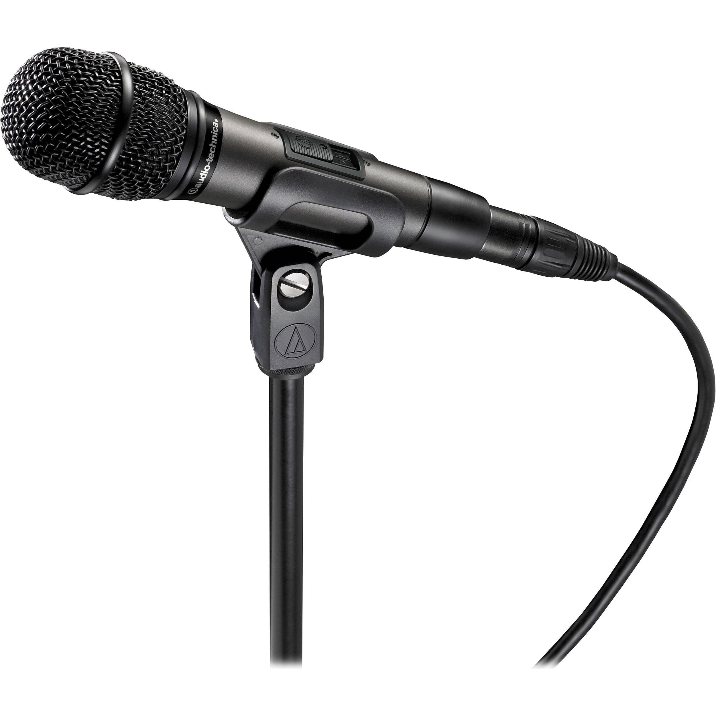 Audio-Technica Hypercardioid Dynamic Handheld Microphone With Switch ATM610A