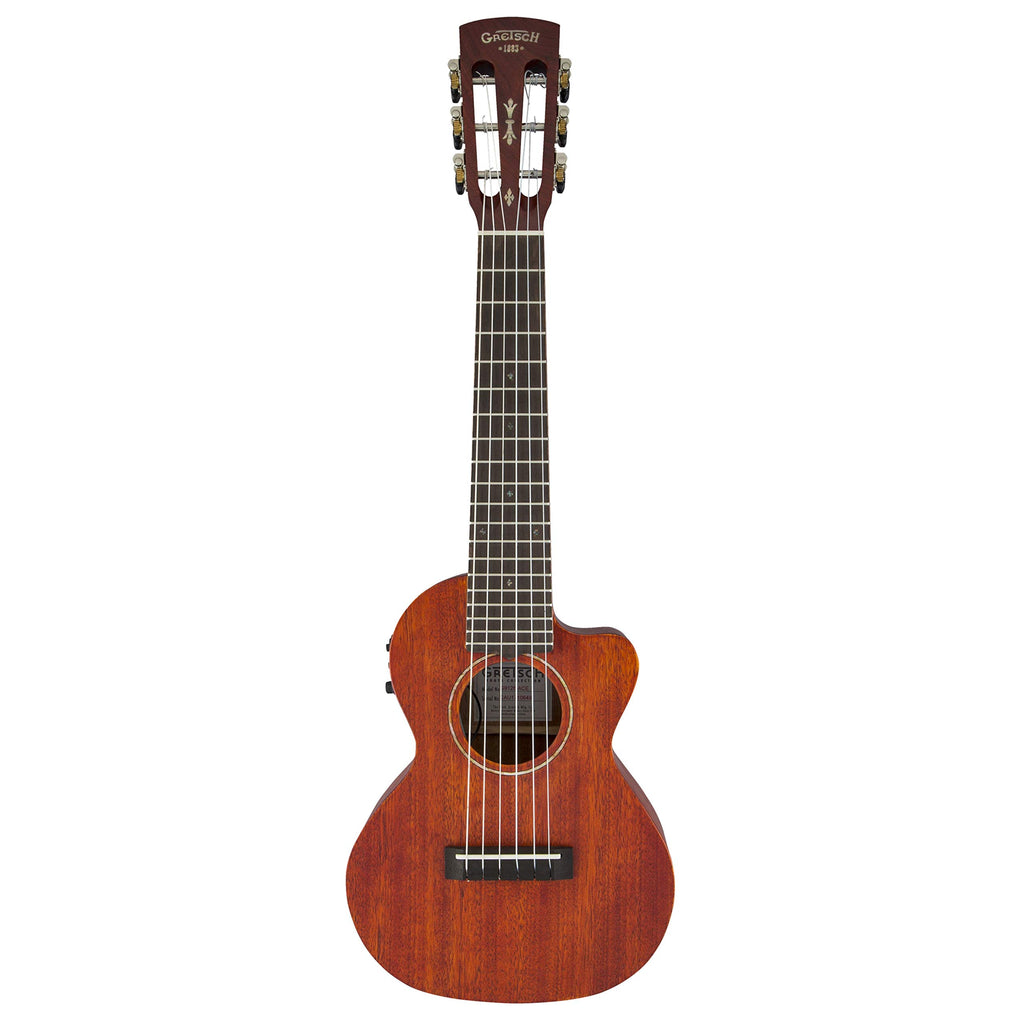 Gretsch G9126 A.C.E 6-String Right-Handed Guitar-Ukulele with Mahogany Body and Ovangkol Fingerboard (Honey Mahogany Stain)