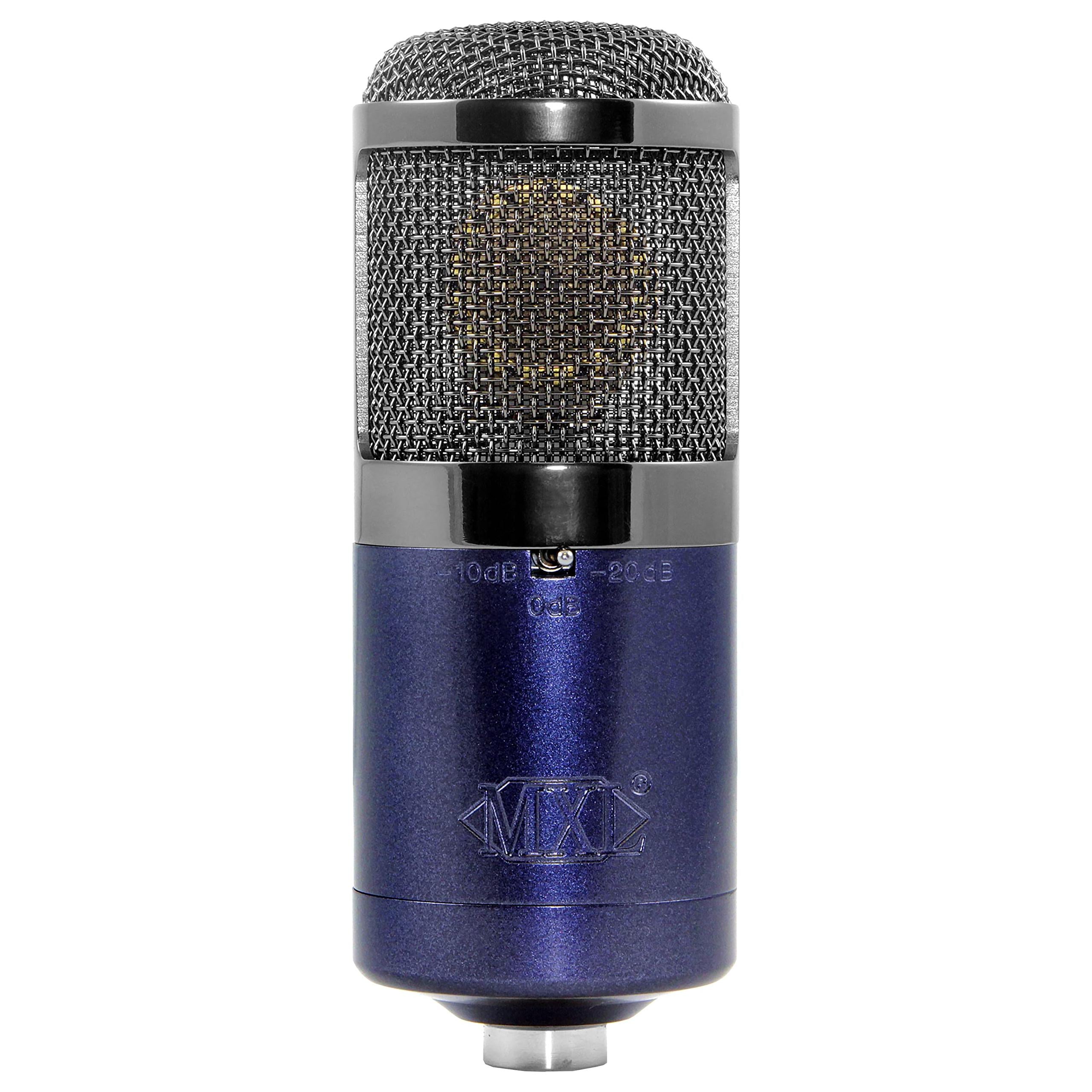 MXL Revelation FET Mini Microphone - Classic Tube Warmth, 3-Stage Pad, 48V Phantom Power, XLR Connectivity