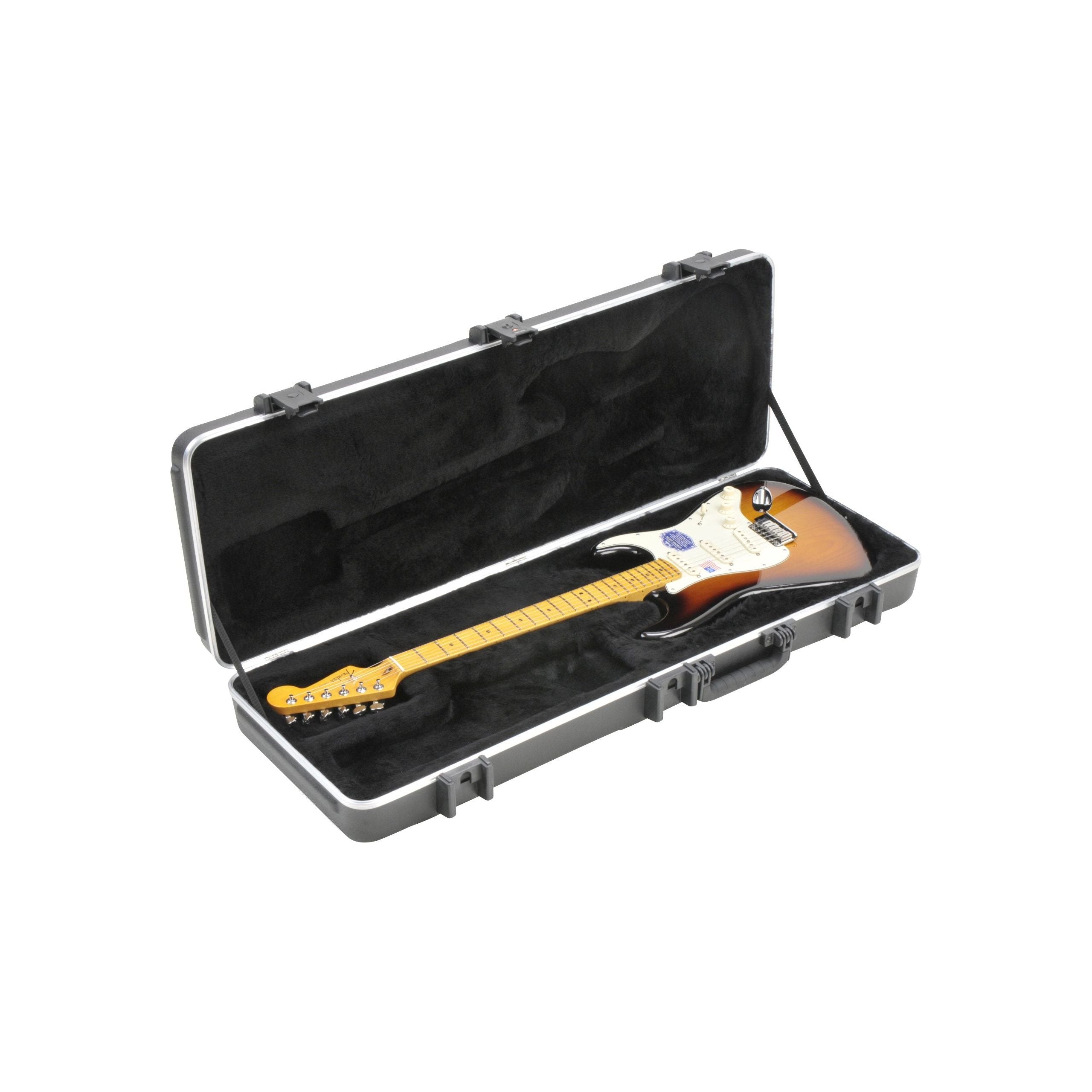 SKB Pro Rectangular Hardshell Electric Guitar Case with Large TSA Trigger Latches