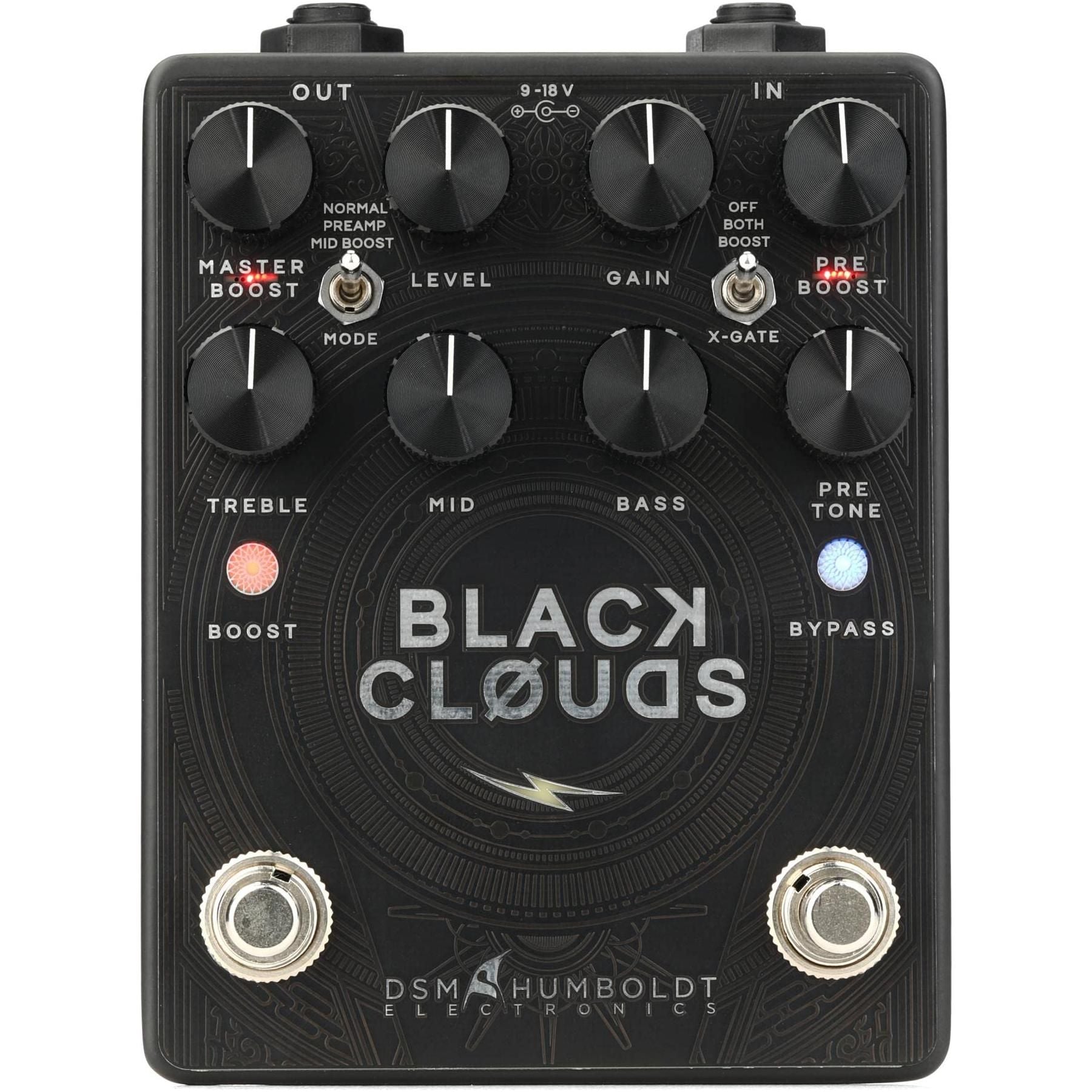 DSM Humboldt Electronics Black Clouds High-gain Distortion and Boost Pedal