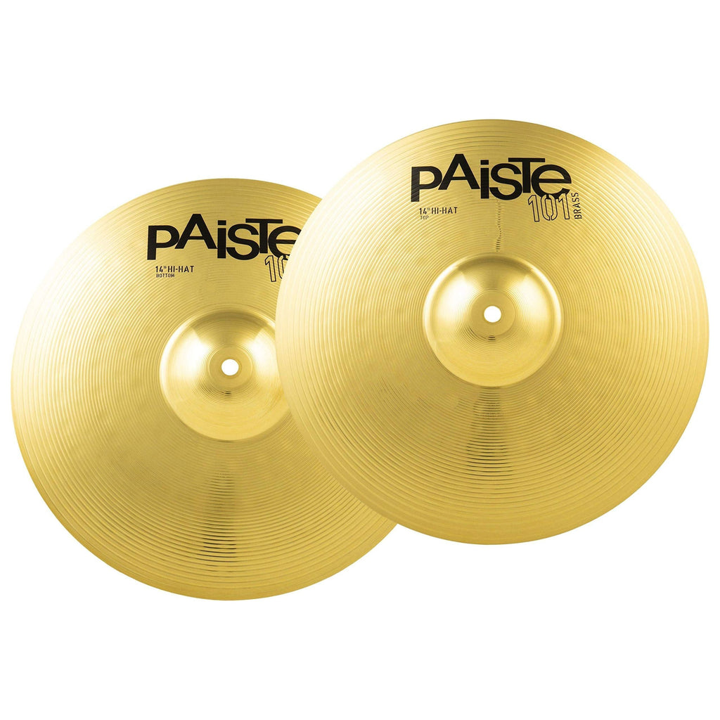 Paiste 14 inch 101 Brass Hi-hat Cymbals