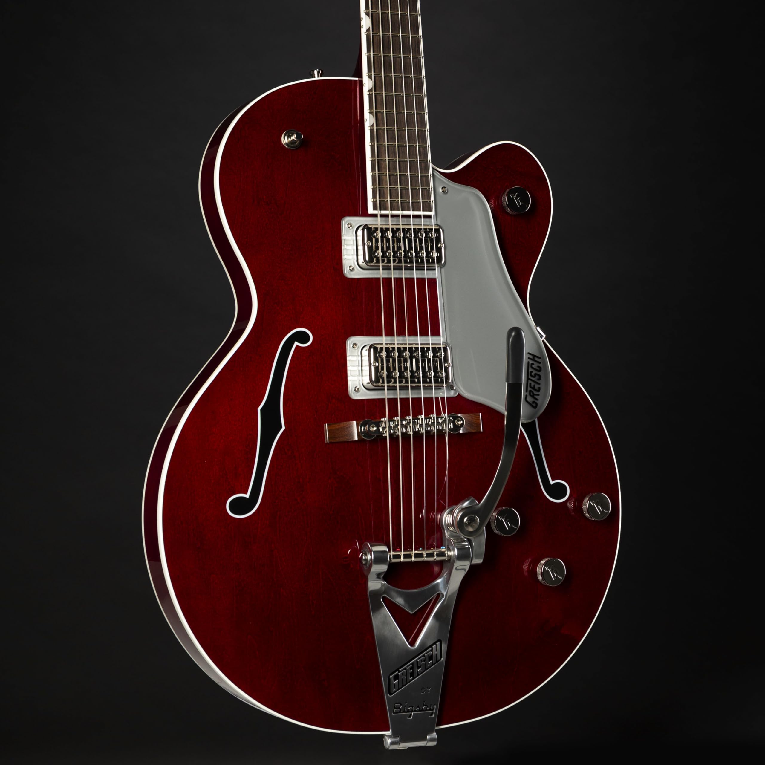 G6119T-ET Players Edition Tennessee Rose Electrotone Hollow Body 6-String Right-Handed Electric Guitar with String-Thru Bigsby, Rosewood Fingerboard (Dark Cherry Stain)