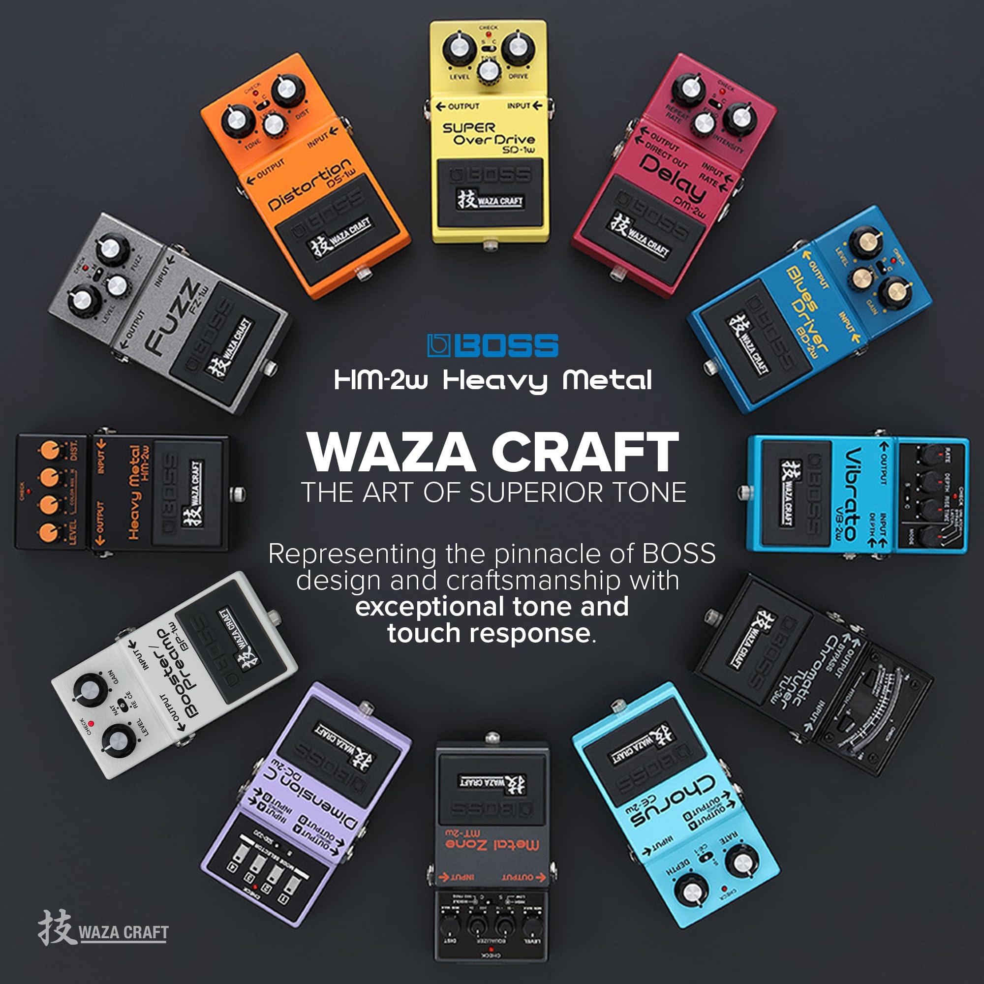 Boss HM-2W Waza Craft Heavy Metal Distortion Pedal